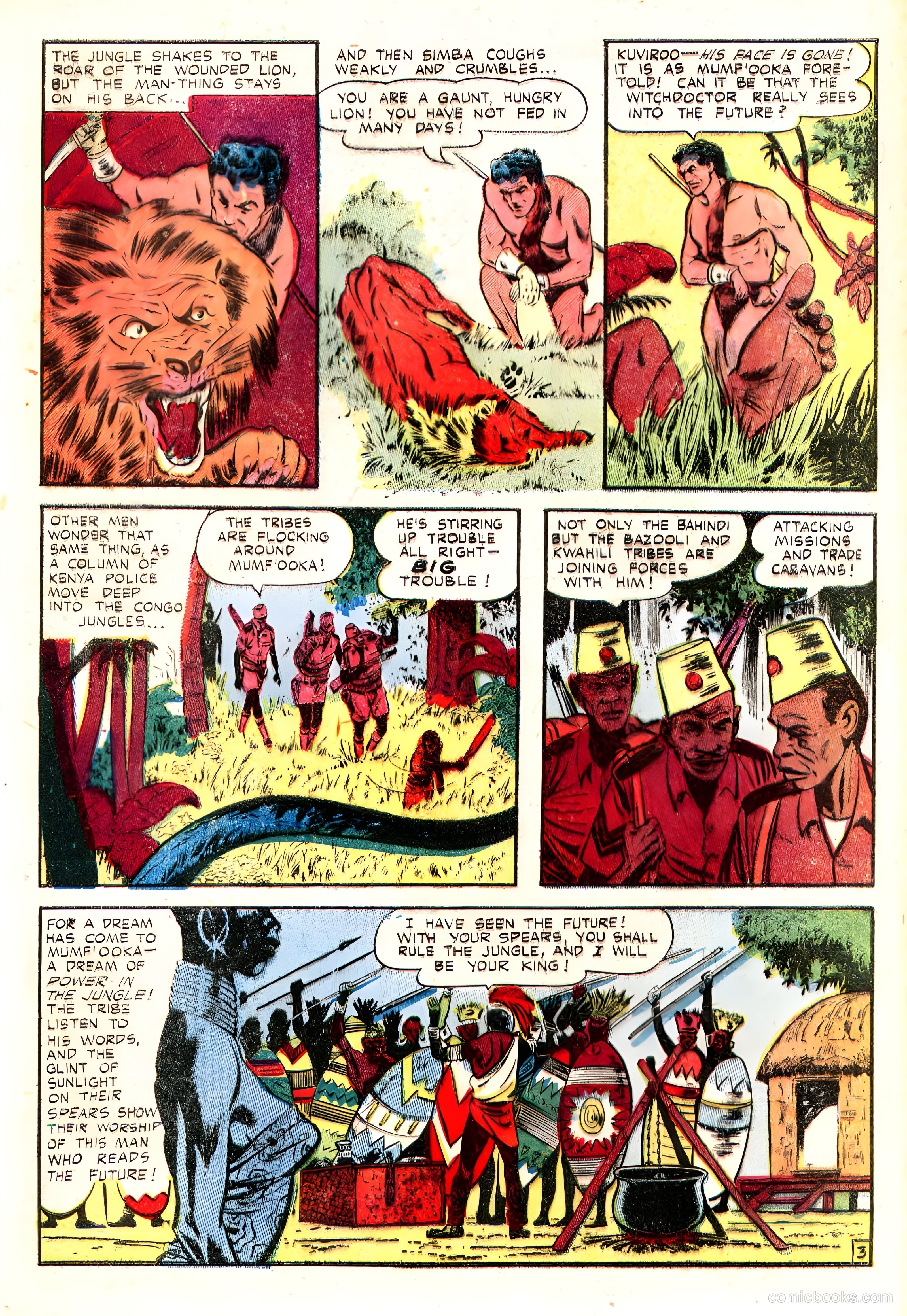 Thun'da, King of the Congo #3 (1952) — page 21 of 33
