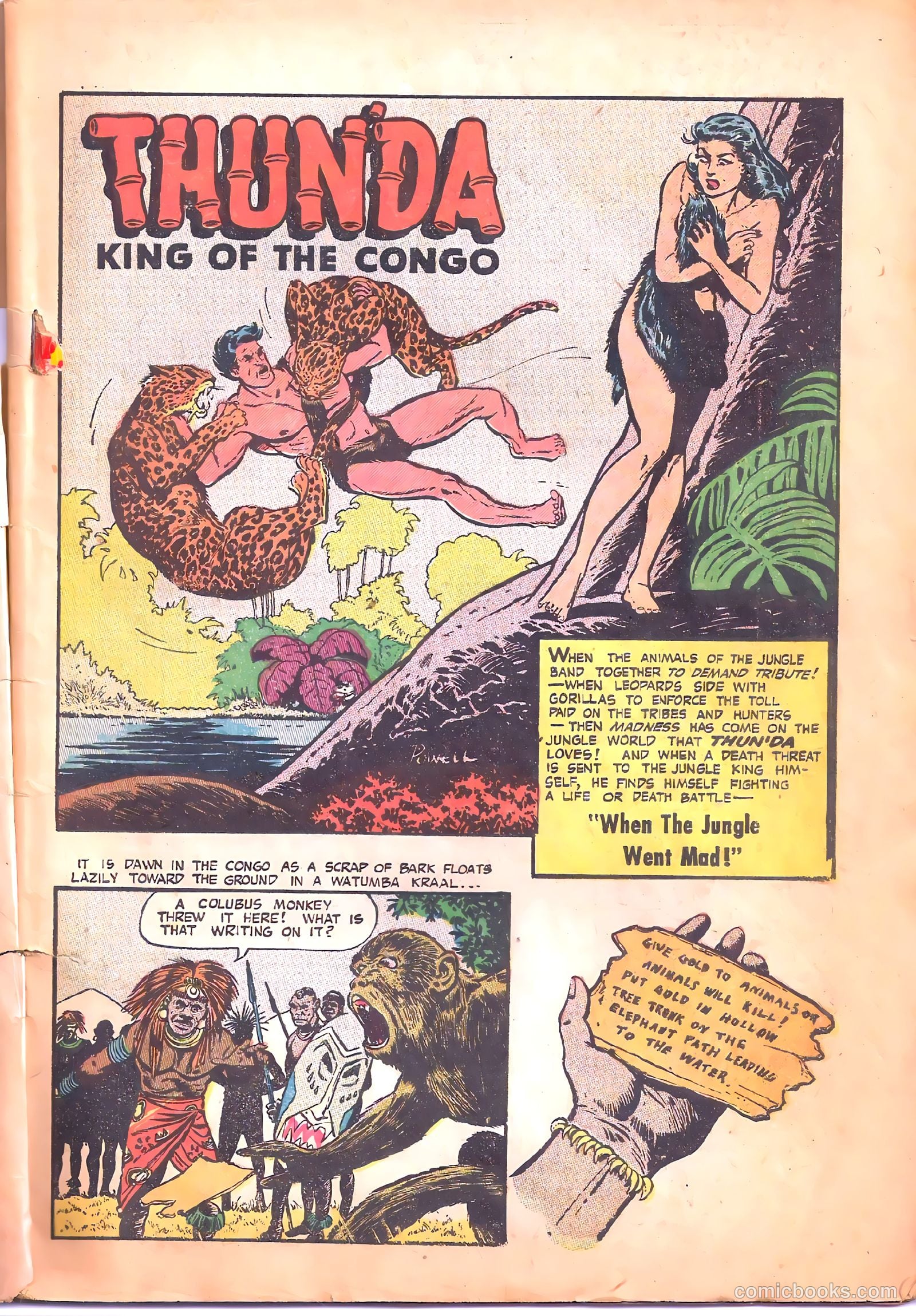 Thun'da, King of the Congo #4 (1953) — page 3 of 36
