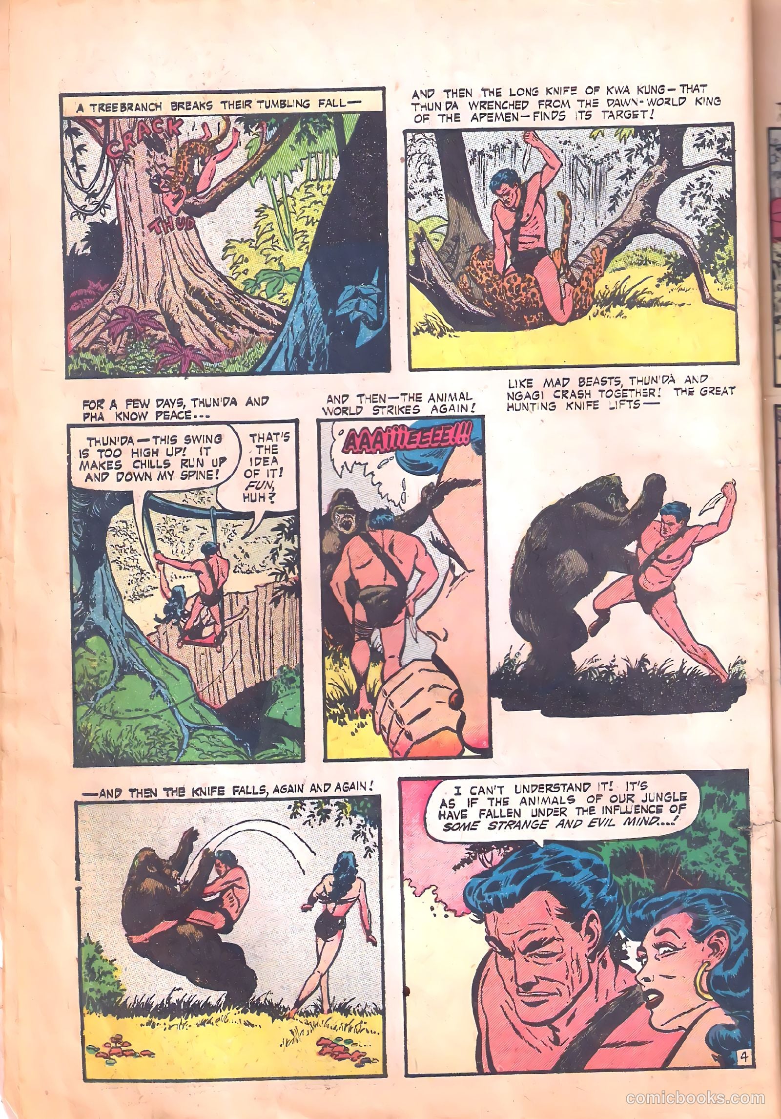 Thun'da, King of the Congo #4 (1953) — page 6 of 36