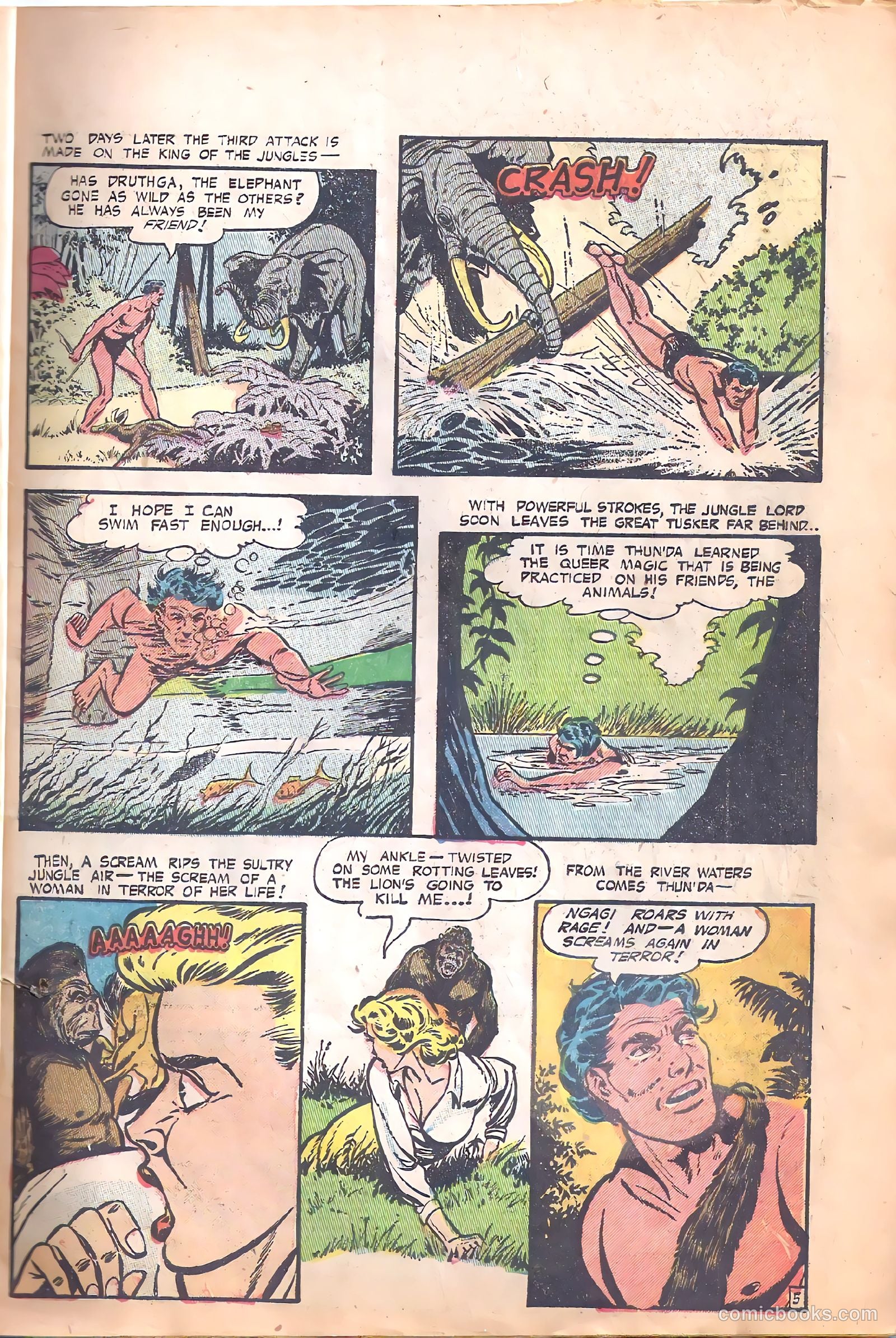Thun'da, King of the Congo #4 (1953) — page 7 of 36