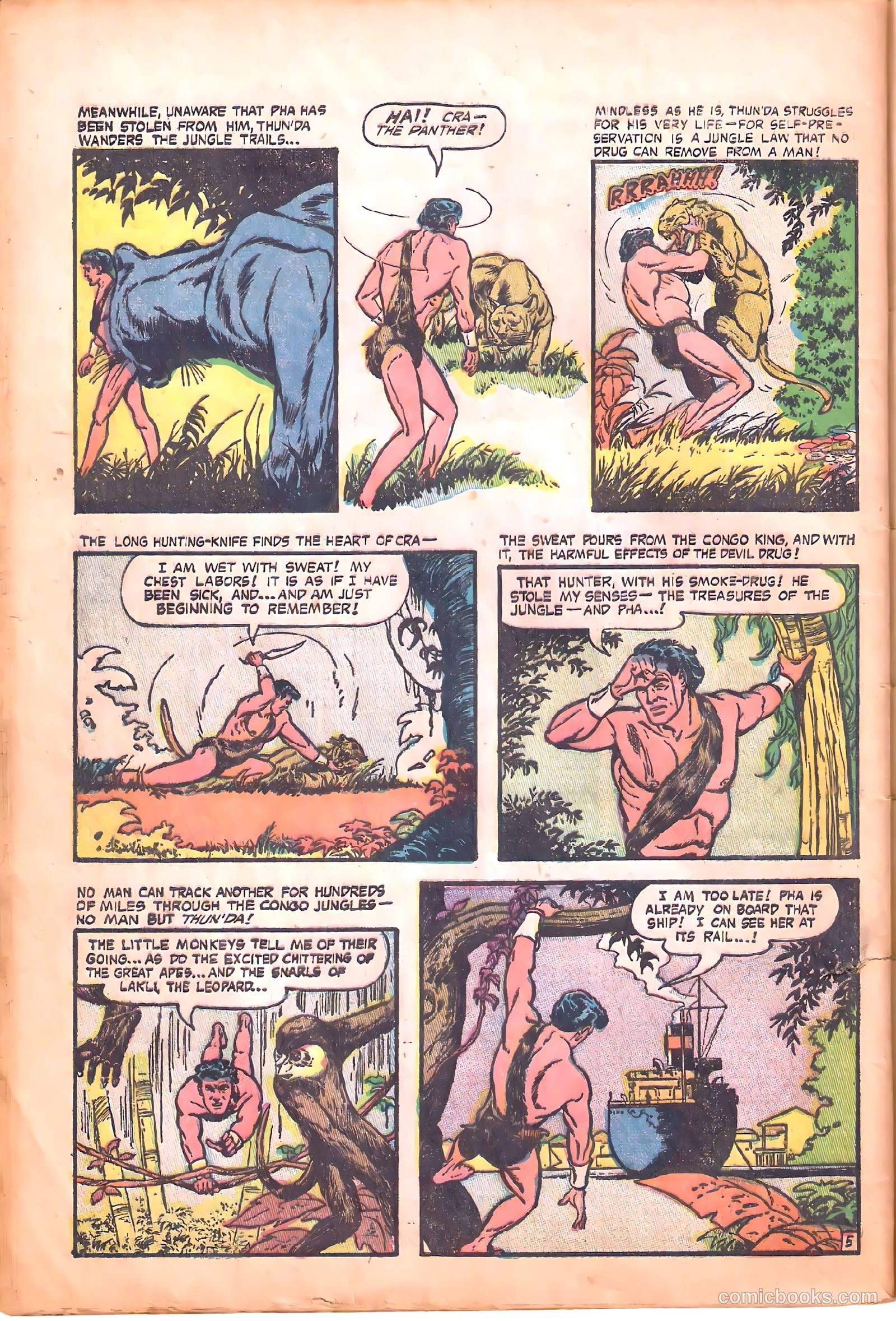 Thun'da, King of the Congo #4 (1953) — page 32 of 36