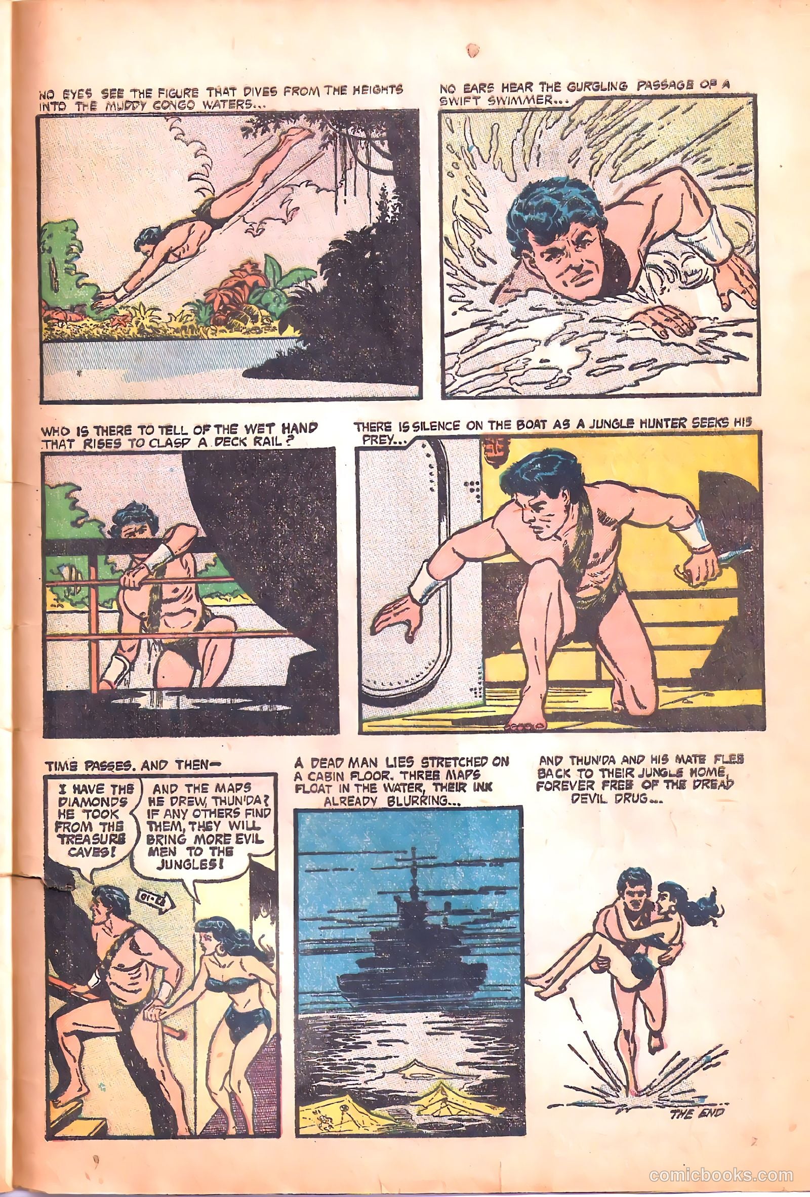Thun'da, King of the Congo #4 (1953) — page 33 of 36