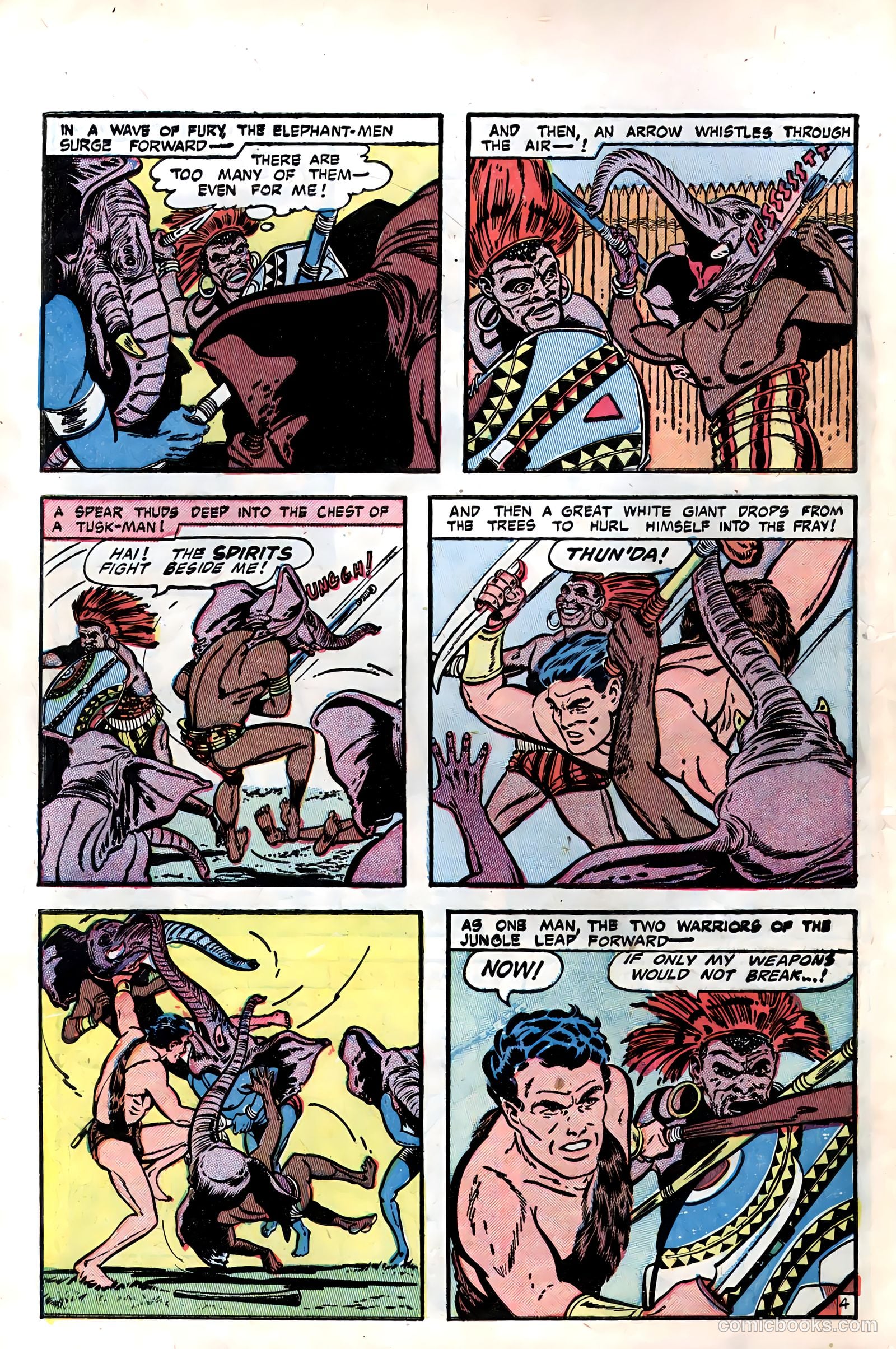 Thun'da, King of the Congo #6 (1953) — page 6 of 36