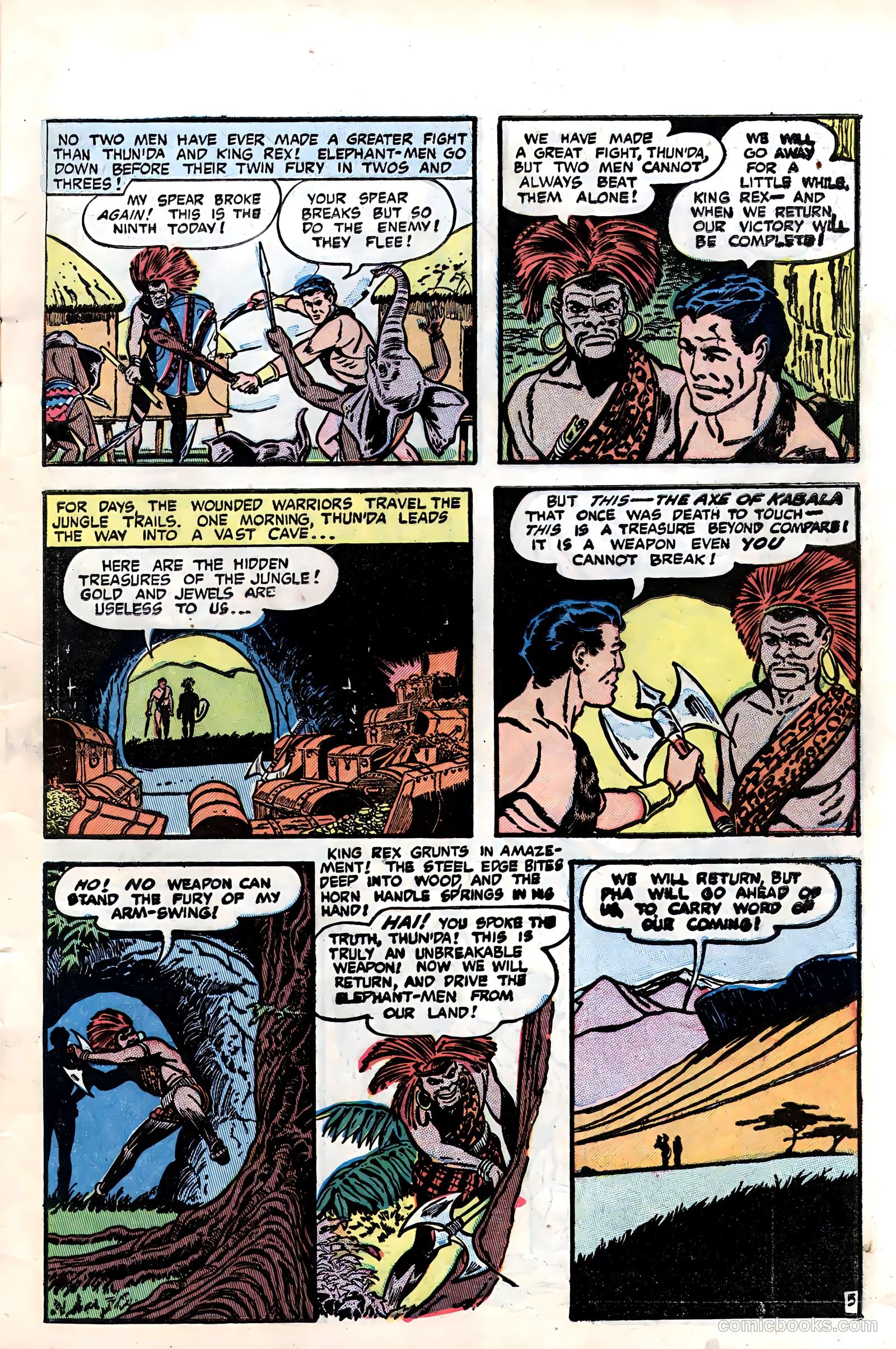 Thun'da, King of the Congo #6 (1953) — page 7 of 36