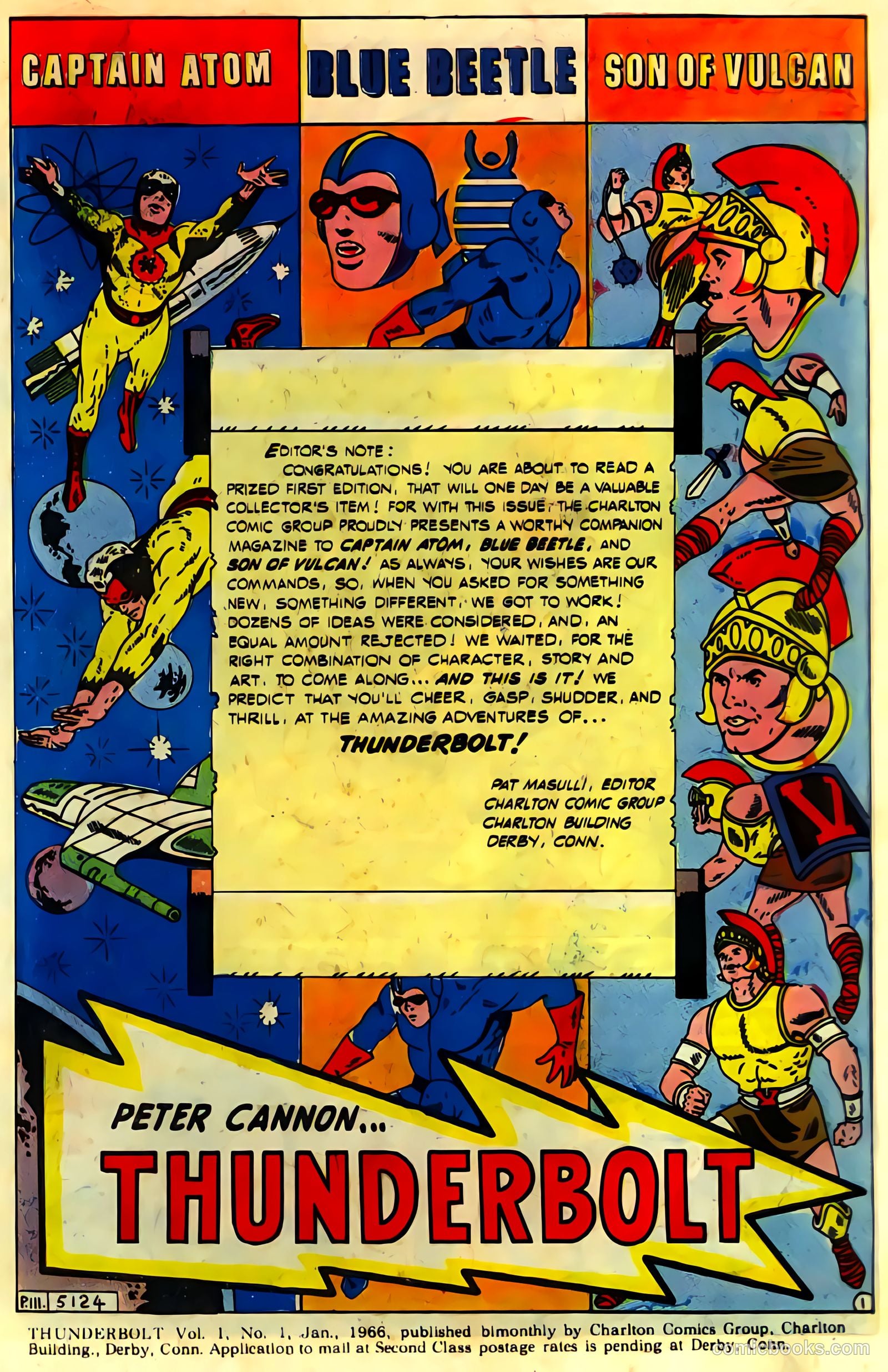 Thunderbolt #1 (1966) — page 3 of 36