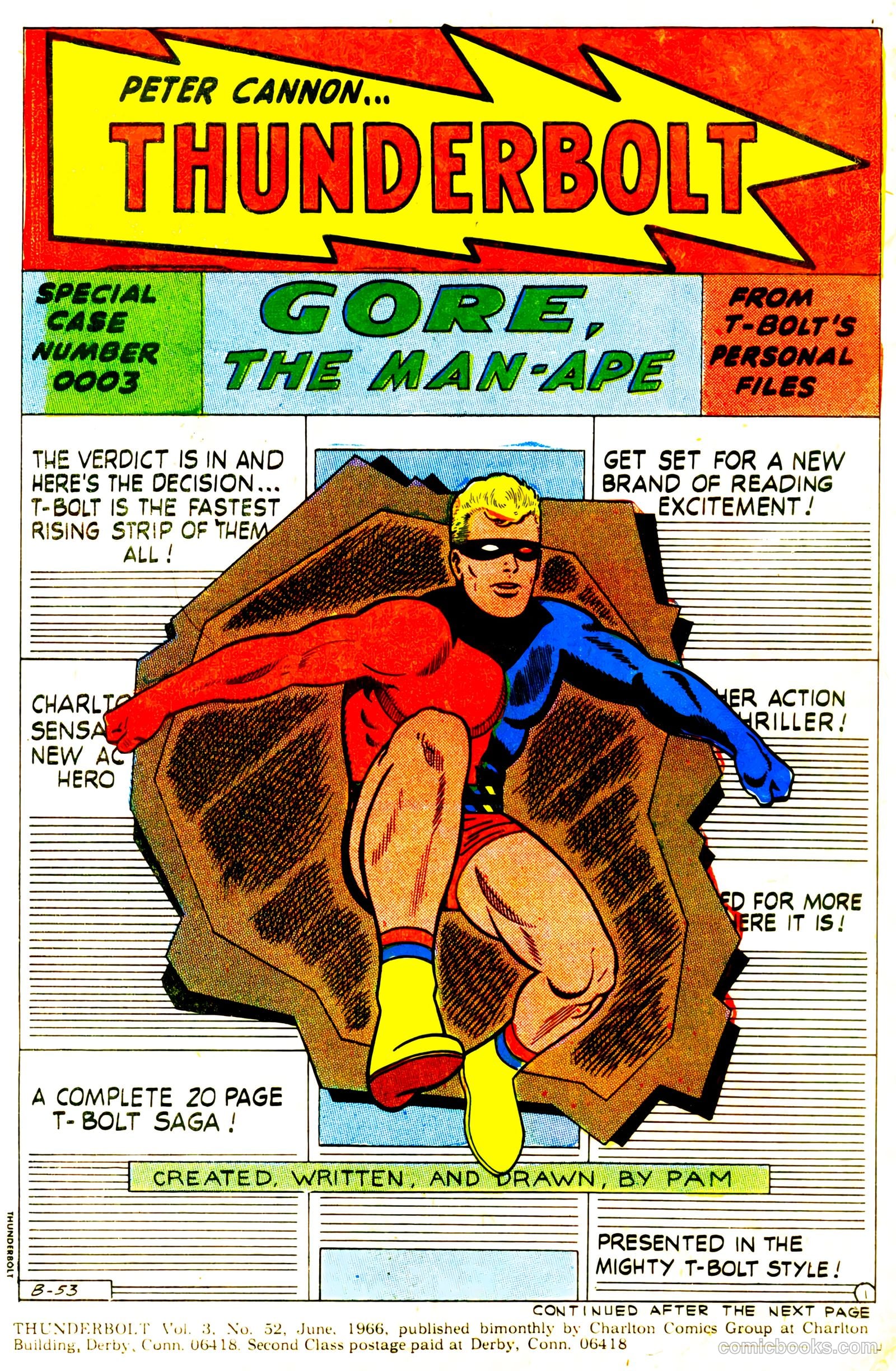 Thunderbolt #52 (1966) — page 3 of 36