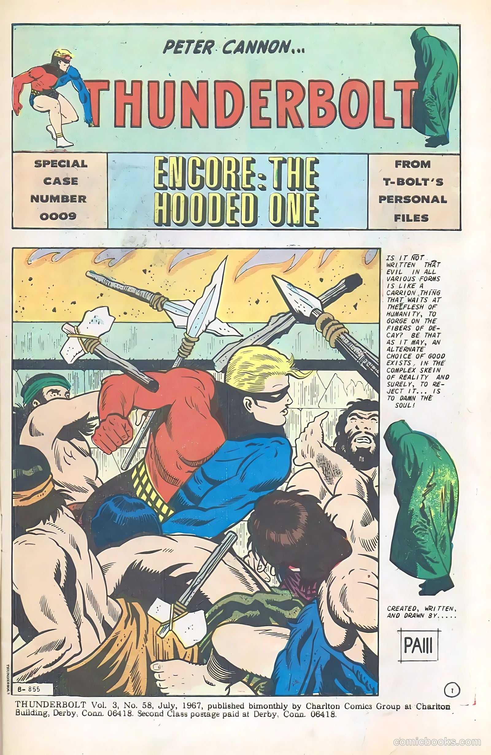 Thunderbolt #58 (1967) — page 3 of 36