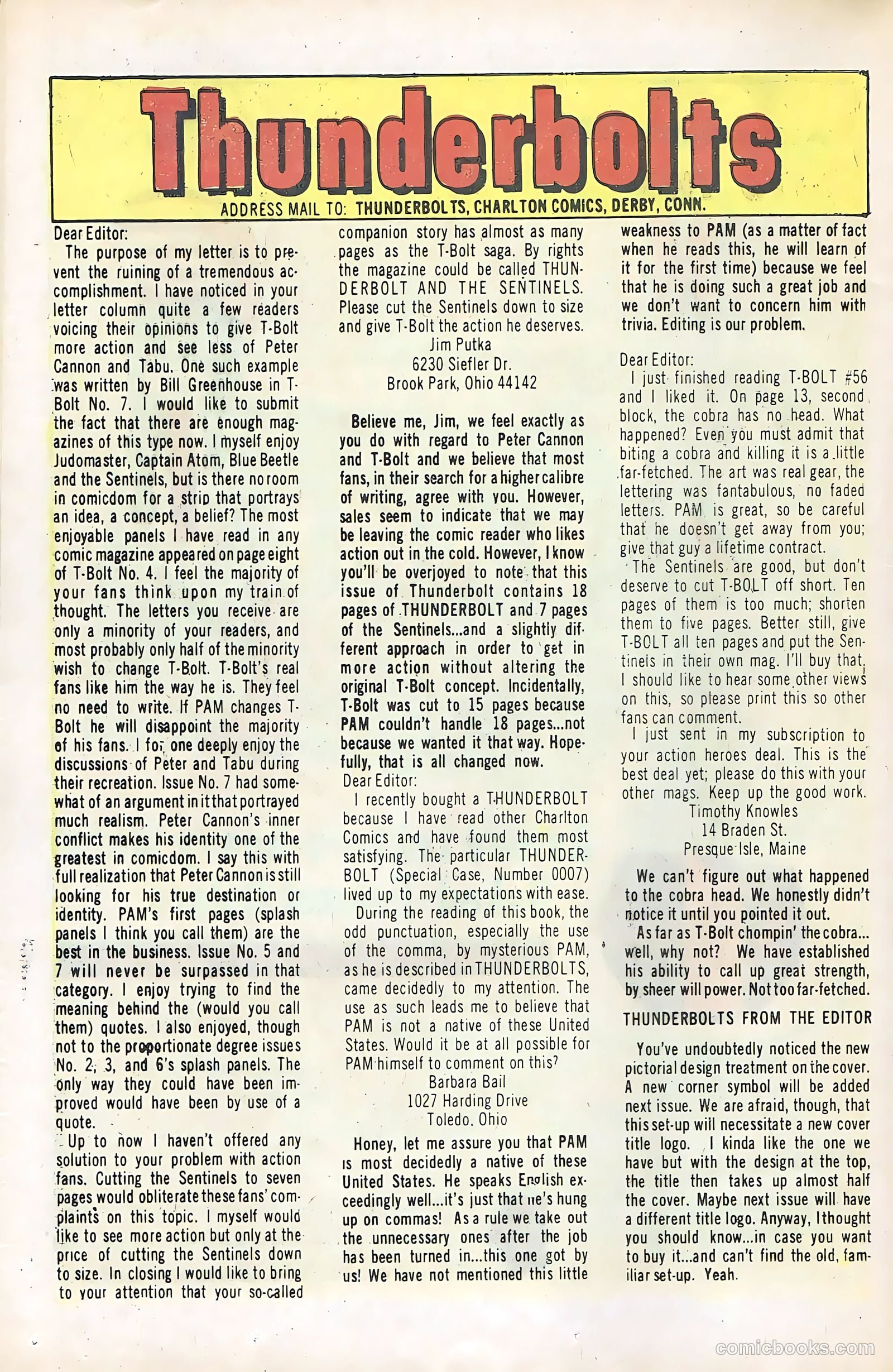 Thunderbolt #58 (1967) — page 24 of 36