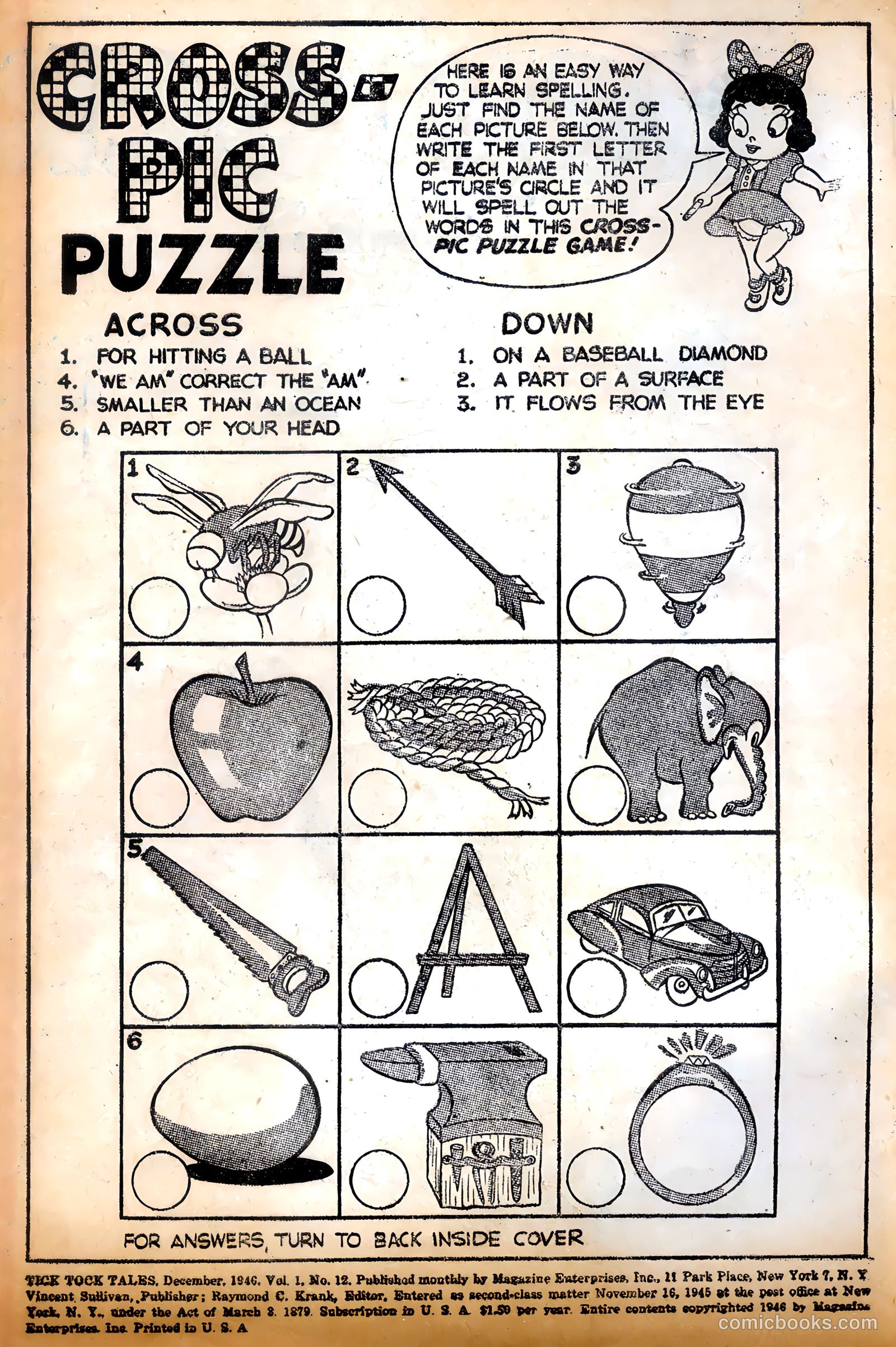 Tick Tock Tales [Tick Tock Comics] #12 (1946) — page 2 of 52
