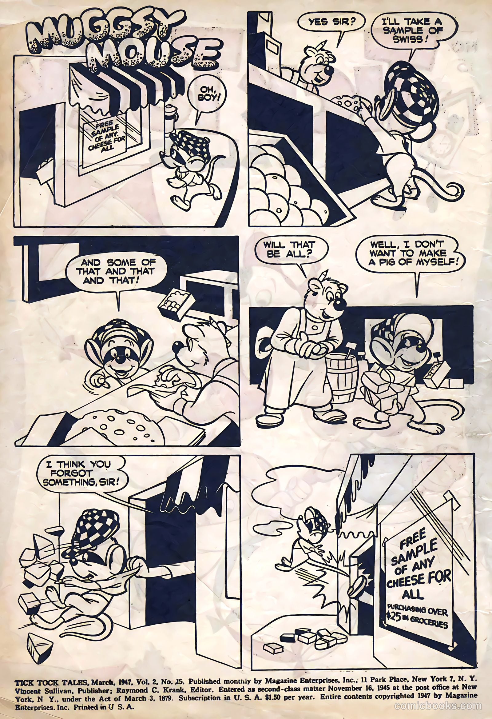 Tick Tock Tales [Tick Tock Comics] #15 (1947) — page 2 of 52