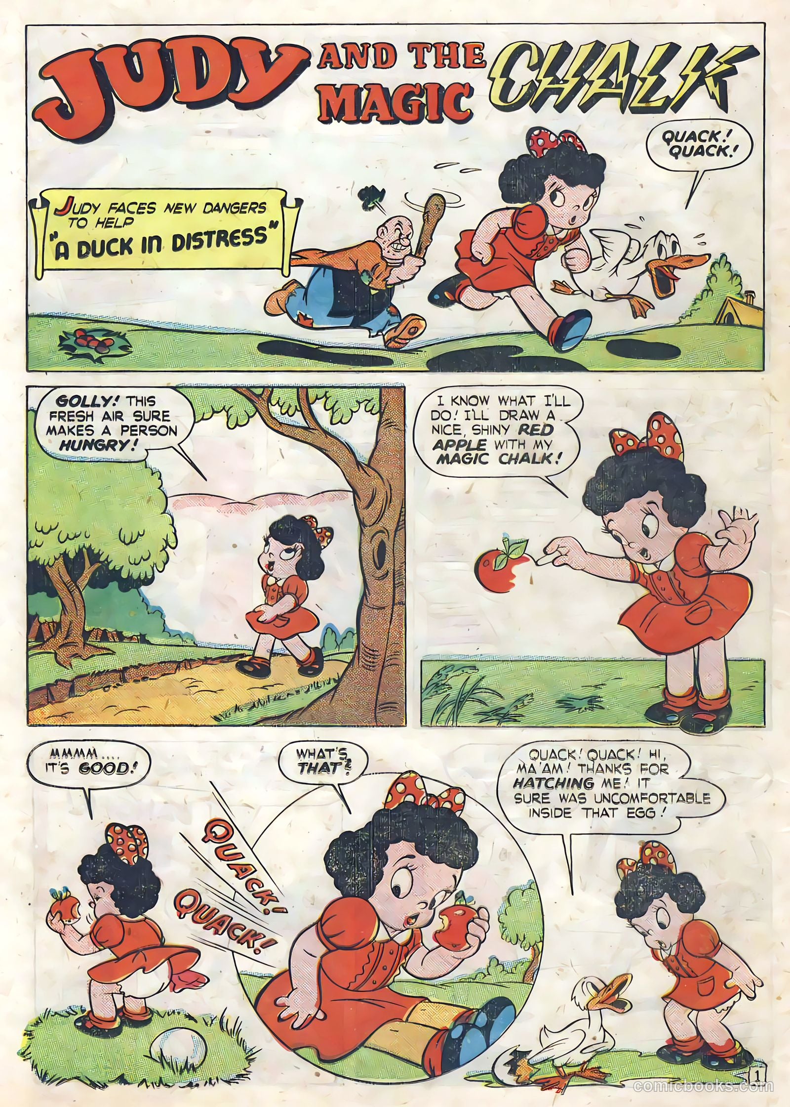 Tick Tock Tales [Tick Tock Comics] #15 (1947) — page 34 of 52