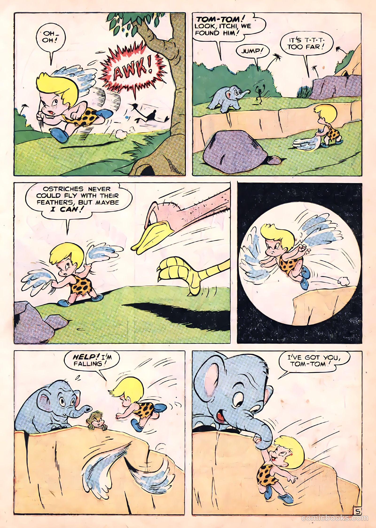 Tick Tock Tales [Tick Tock Comics] #16 (1947) — page 36 of 52