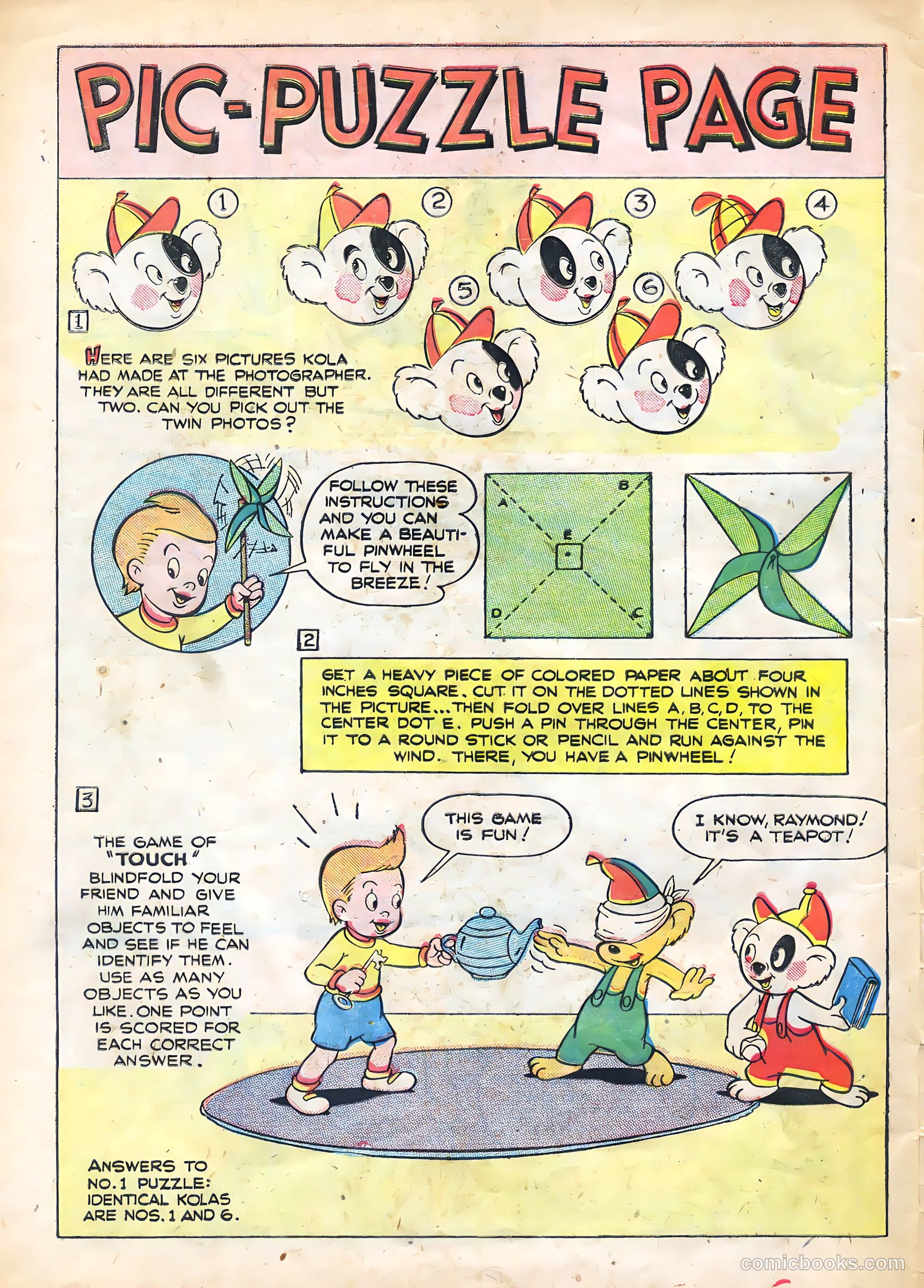 Tick Tock Tales [Tick Tock Comics] #18 (1947) — page 34 of 36