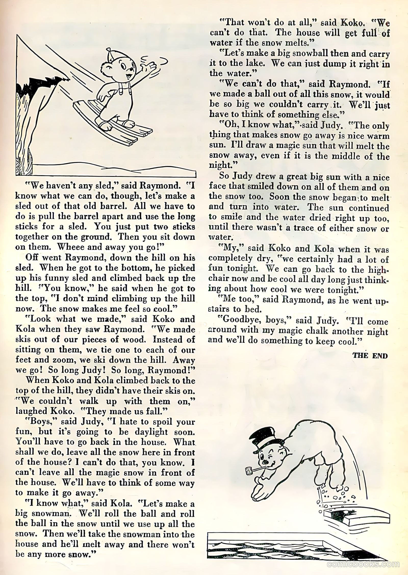 Tick Tock Tales [Tick Tock Comics] #19 (1947) — page 35 of 36