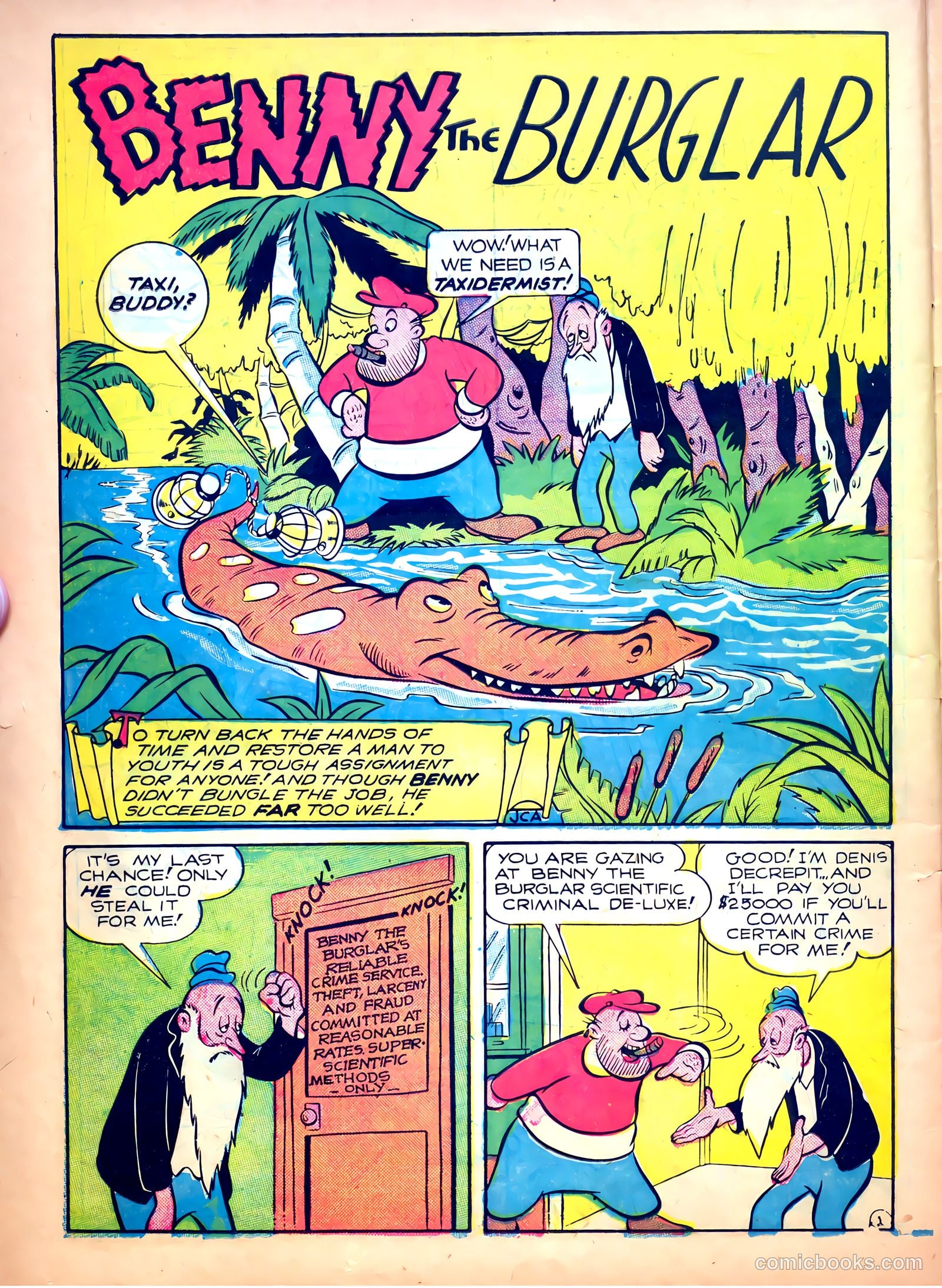 Tick Tock Tales [Tick Tock Comics] #2 (1946) — page 35 of 51