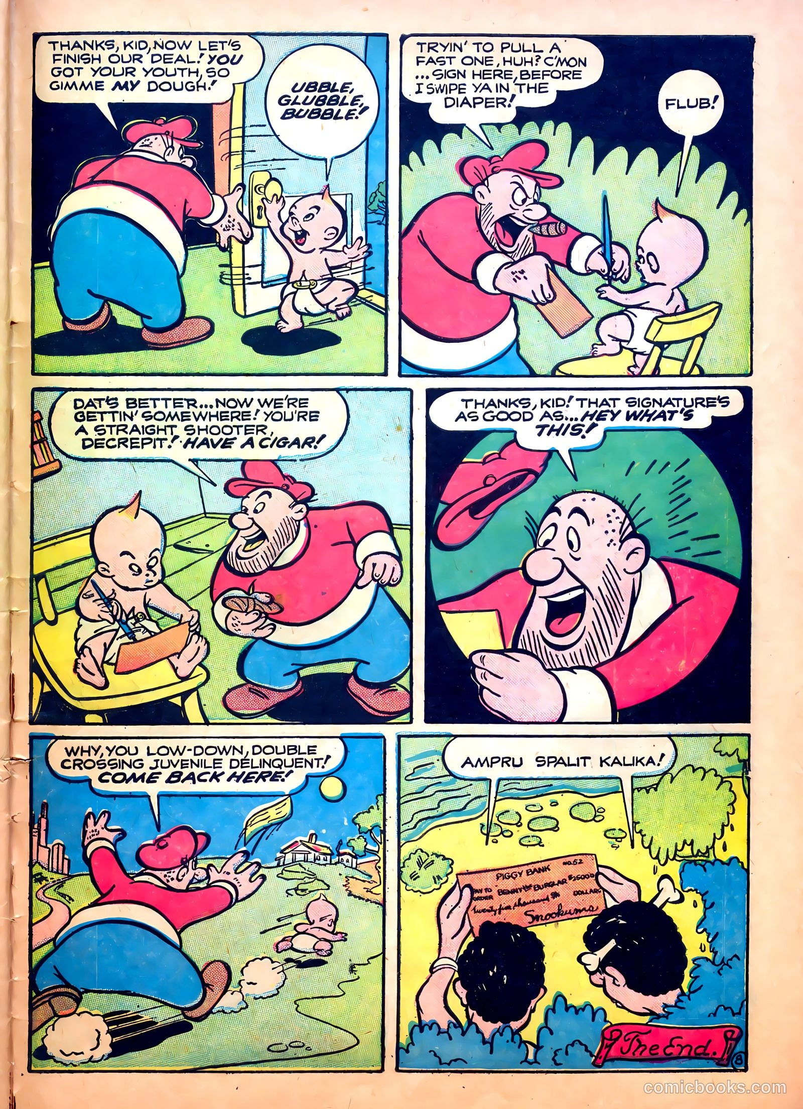 Tick Tock Tales [Tick Tock Comics] #2 (1946) — page 42 of 51