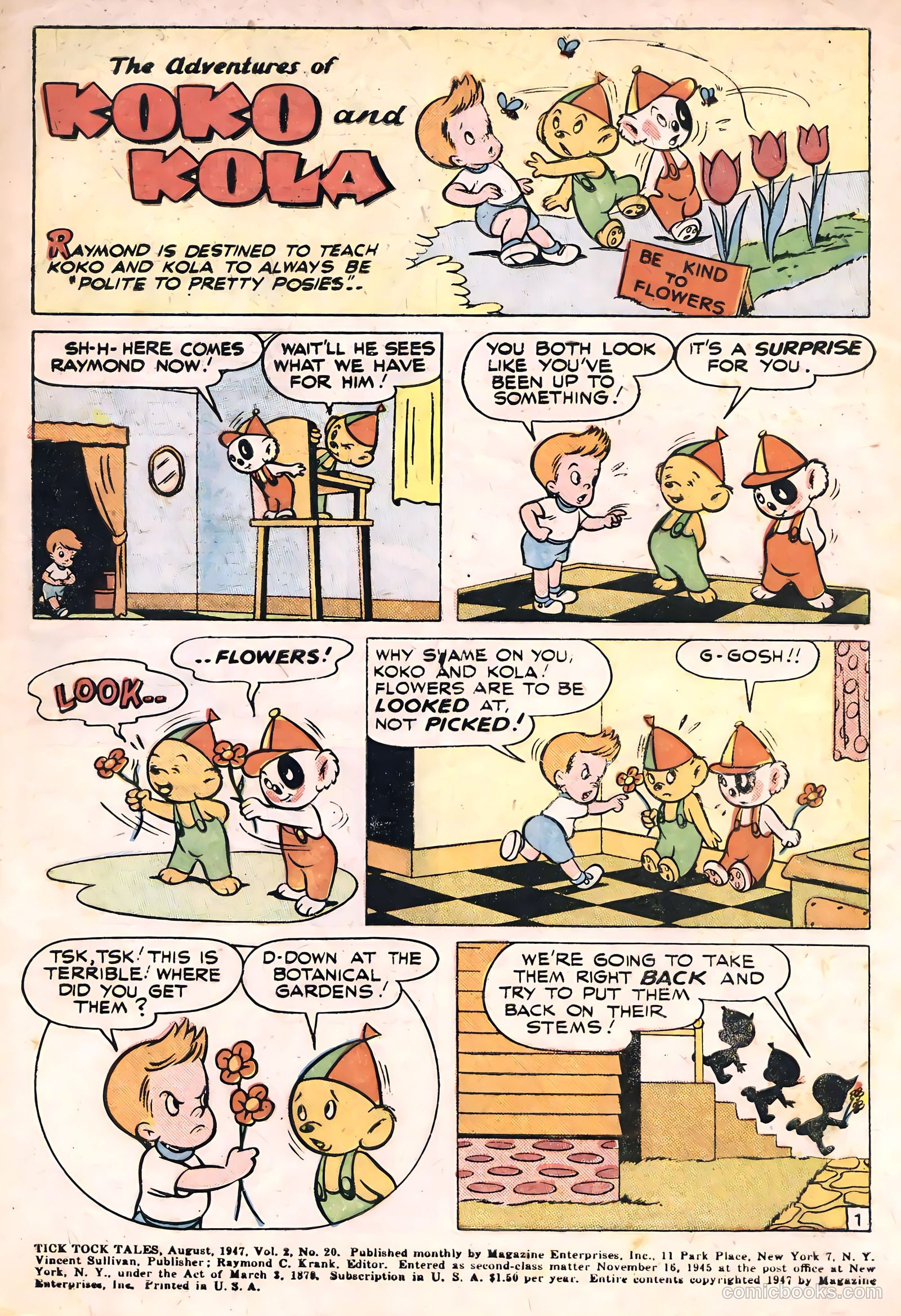 Tick Tock Tales [Tick Tock Comics] #20 (1947) — page 3 of 36