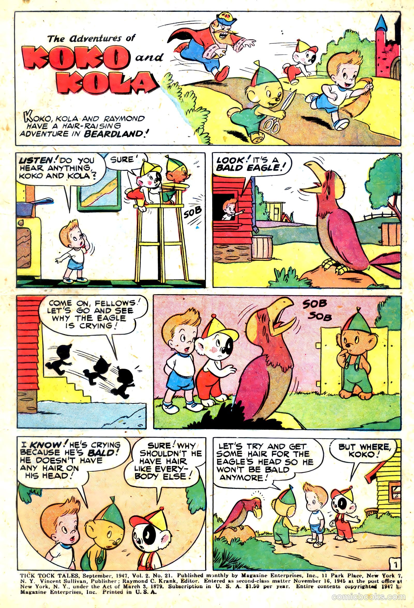 Tick Tock Tales [Tick Tock Comics] #21 (1947) — page 3 of 36