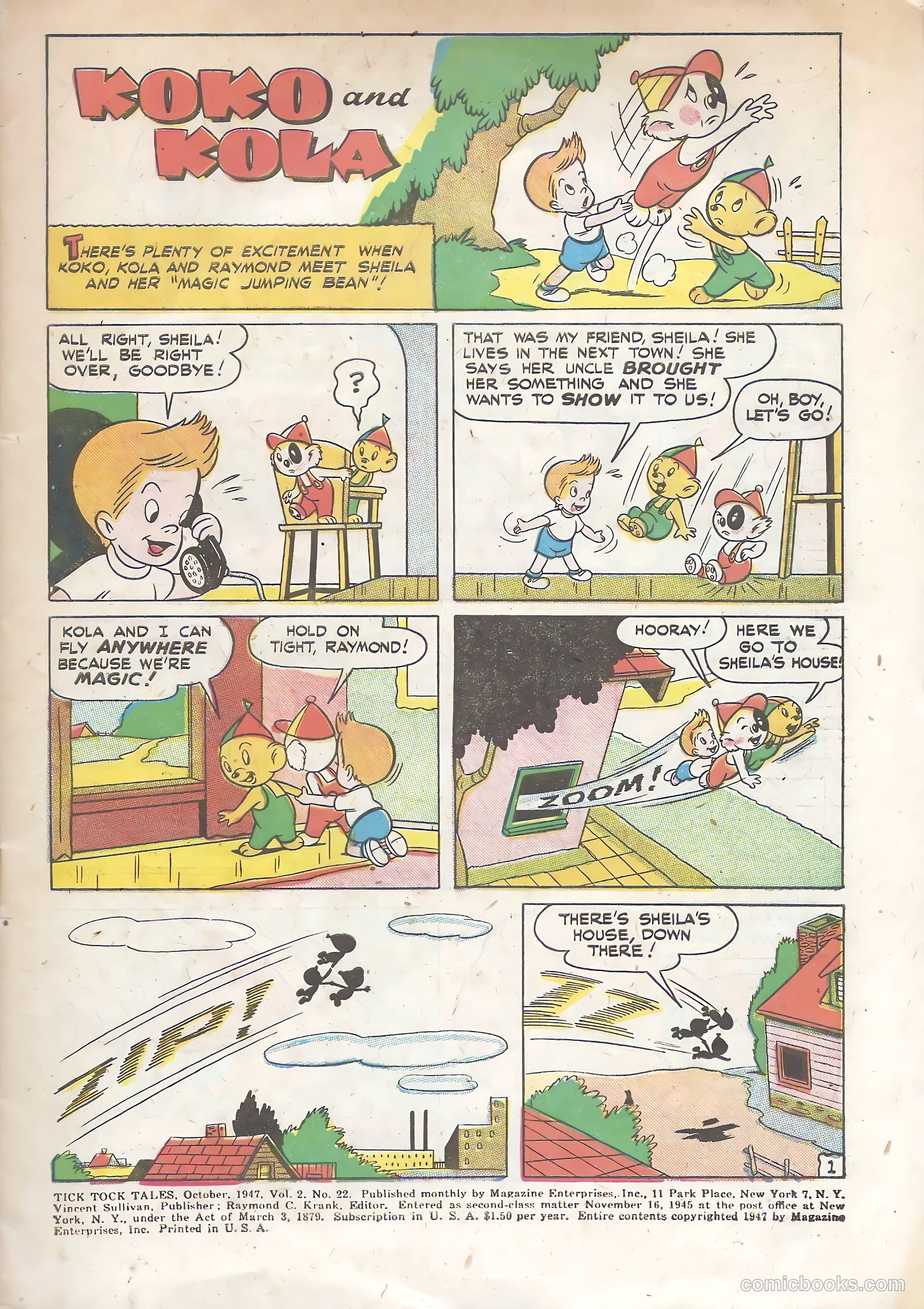 Tick Tock Tales [Tick Tock Comics] #22 (1947) — page 3 of 36