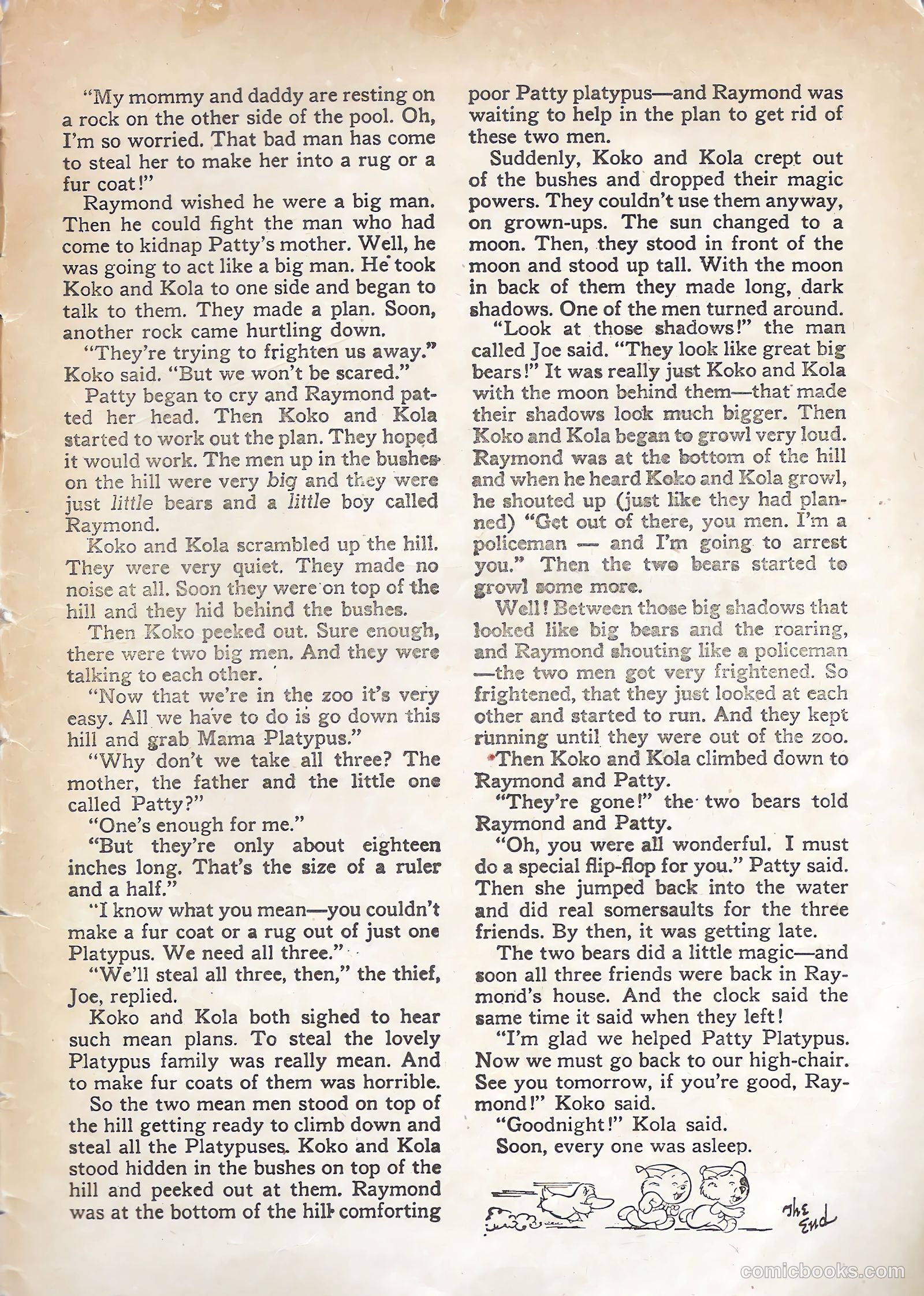 Tick Tock Tales [Tick Tock Comics] #22 (1947) — page 35 of 36