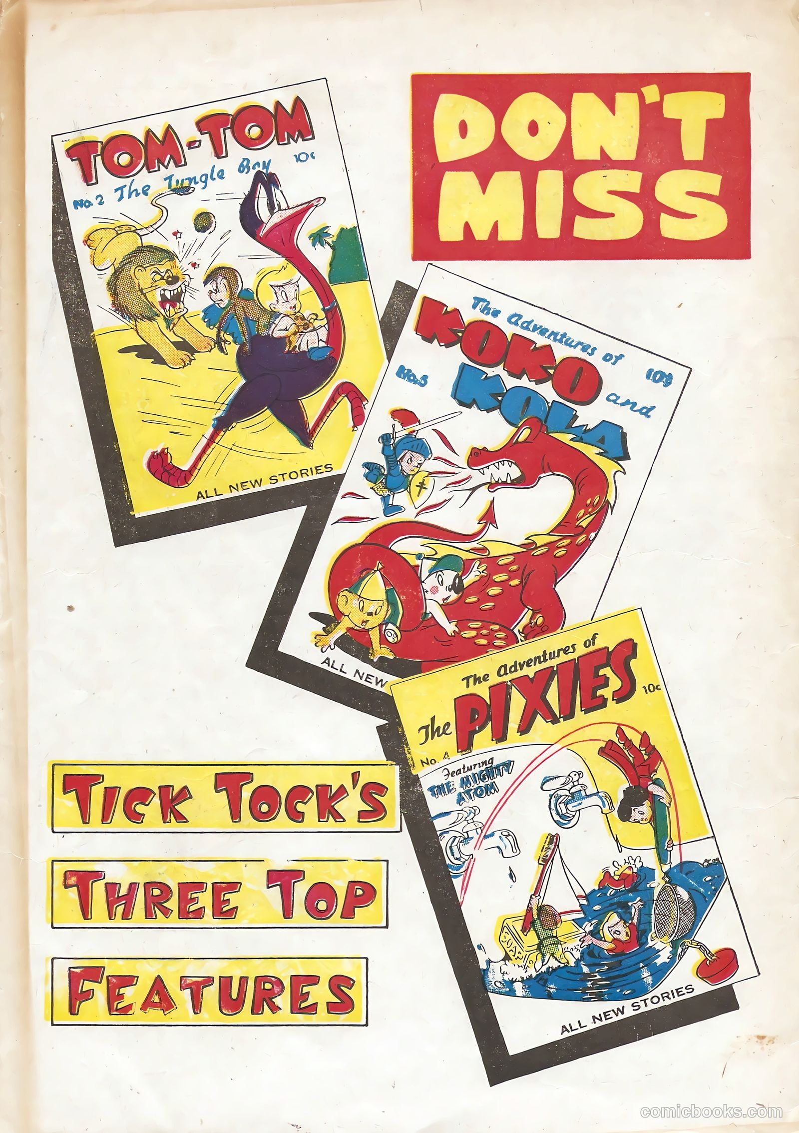 Tick Tock Tales [Tick Tock Comics] #22 (1947) — page 36 of 36