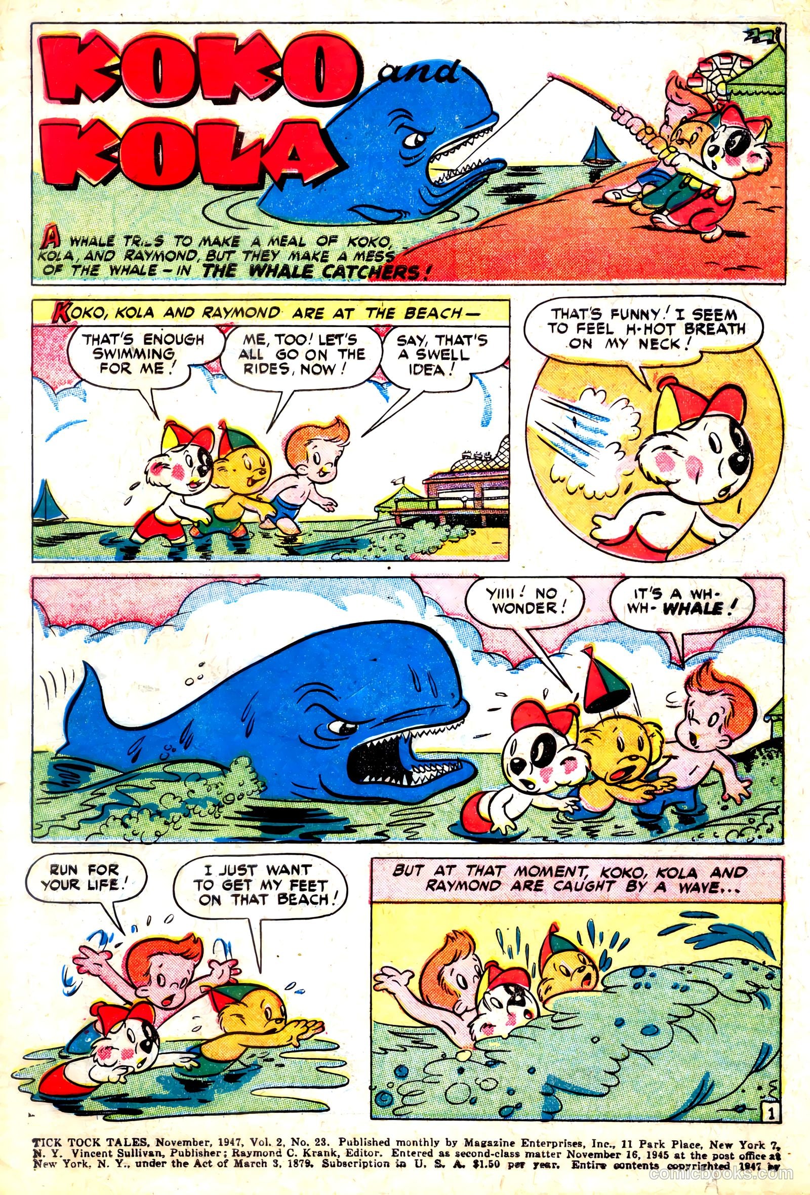 Tick Tock Tales [Tick Tock Comics] #23 (1947) — page 3 of 36
