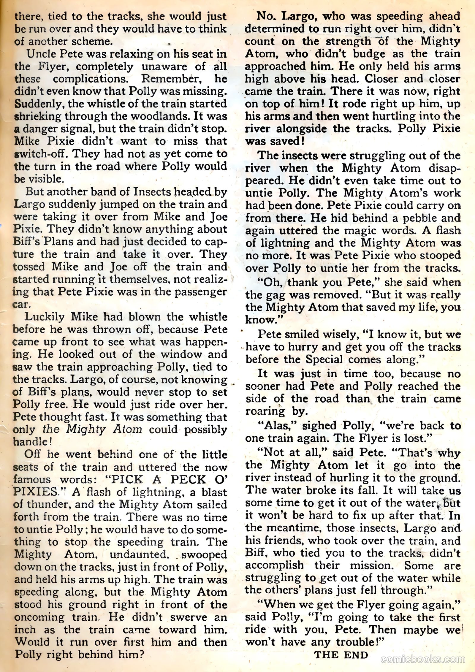 Tick Tock Tales [Tick Tock Comics] #26 (1948) — page 36 of 37