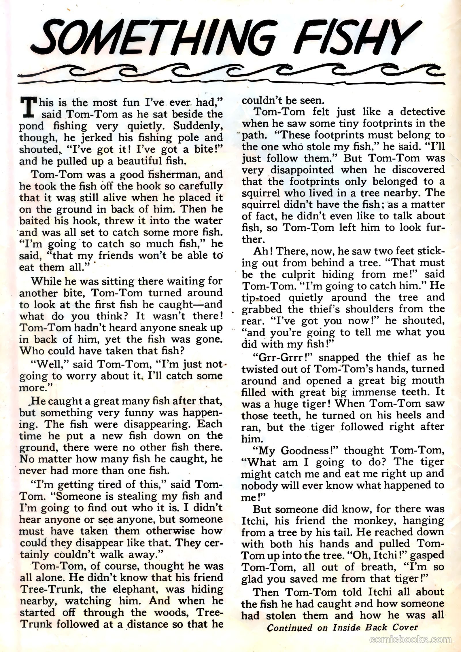 Tick Tock Tales [Tick Tock Comics] #27 (1950) — page 2 of 36