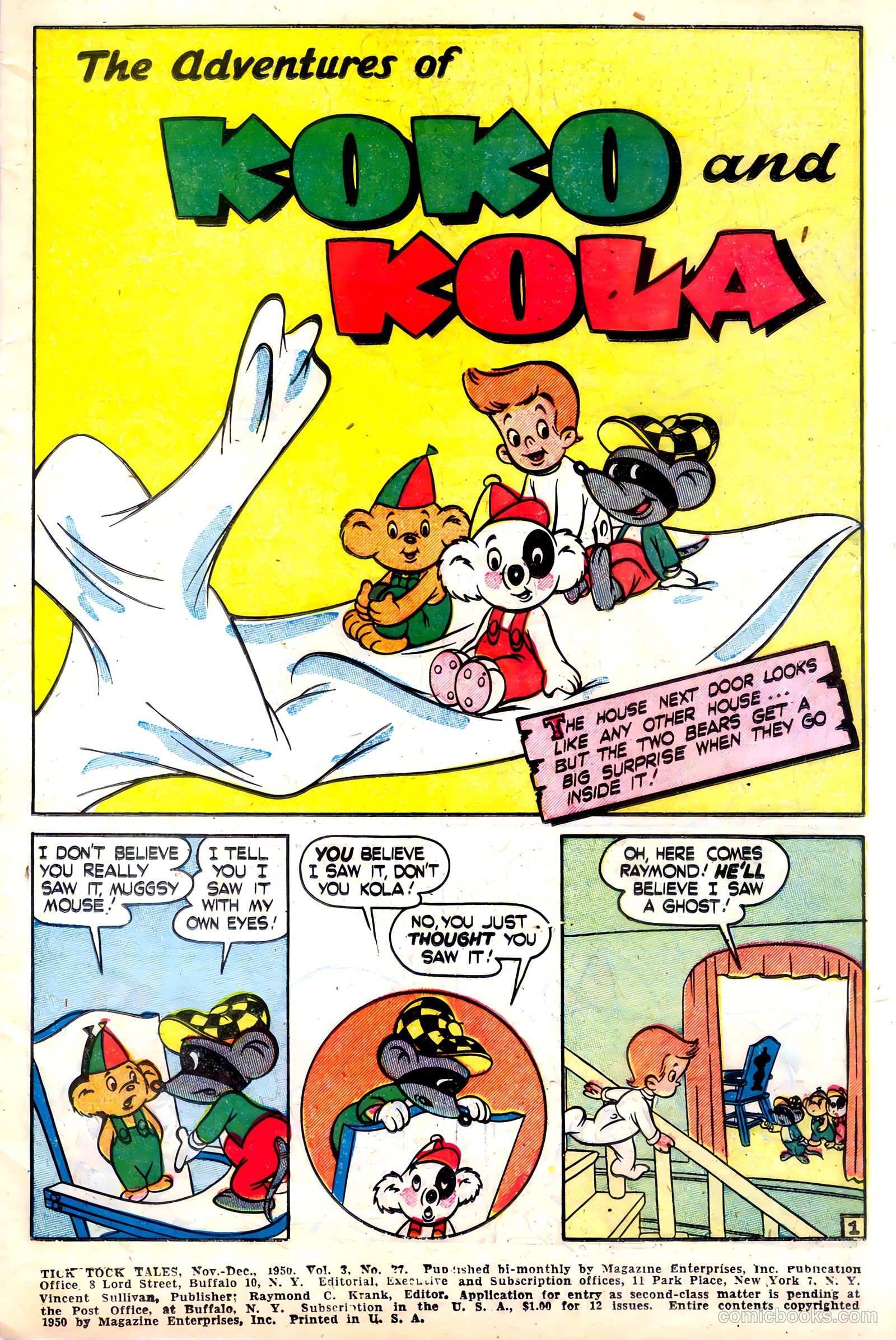 Tick Tock Tales [Tick Tock Comics] #27 (1950) — page 3 of 36