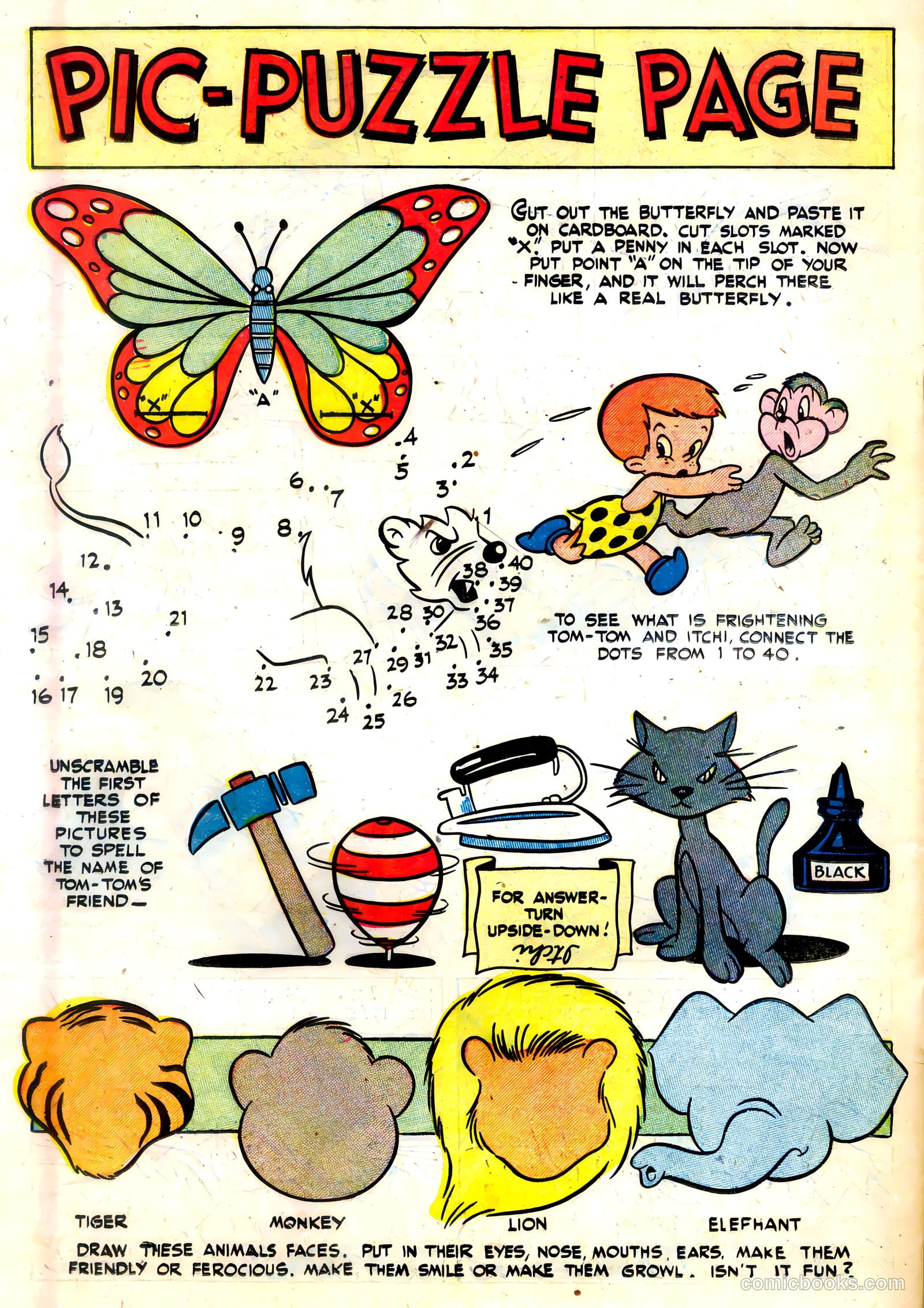 Tick Tock Tales [Tick Tock Comics] #27 (1950) — page 34 of 36