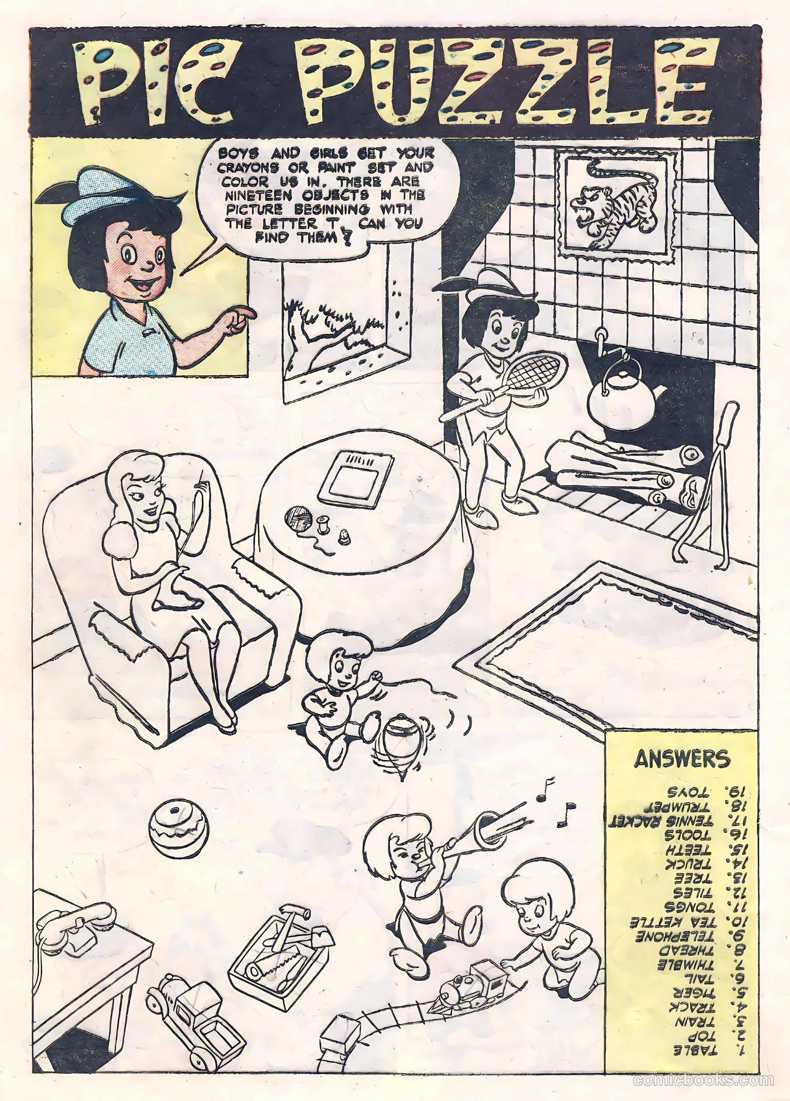 Tick Tock Tales [Tick Tock Comics] #29 (1951) — page 20 of 36