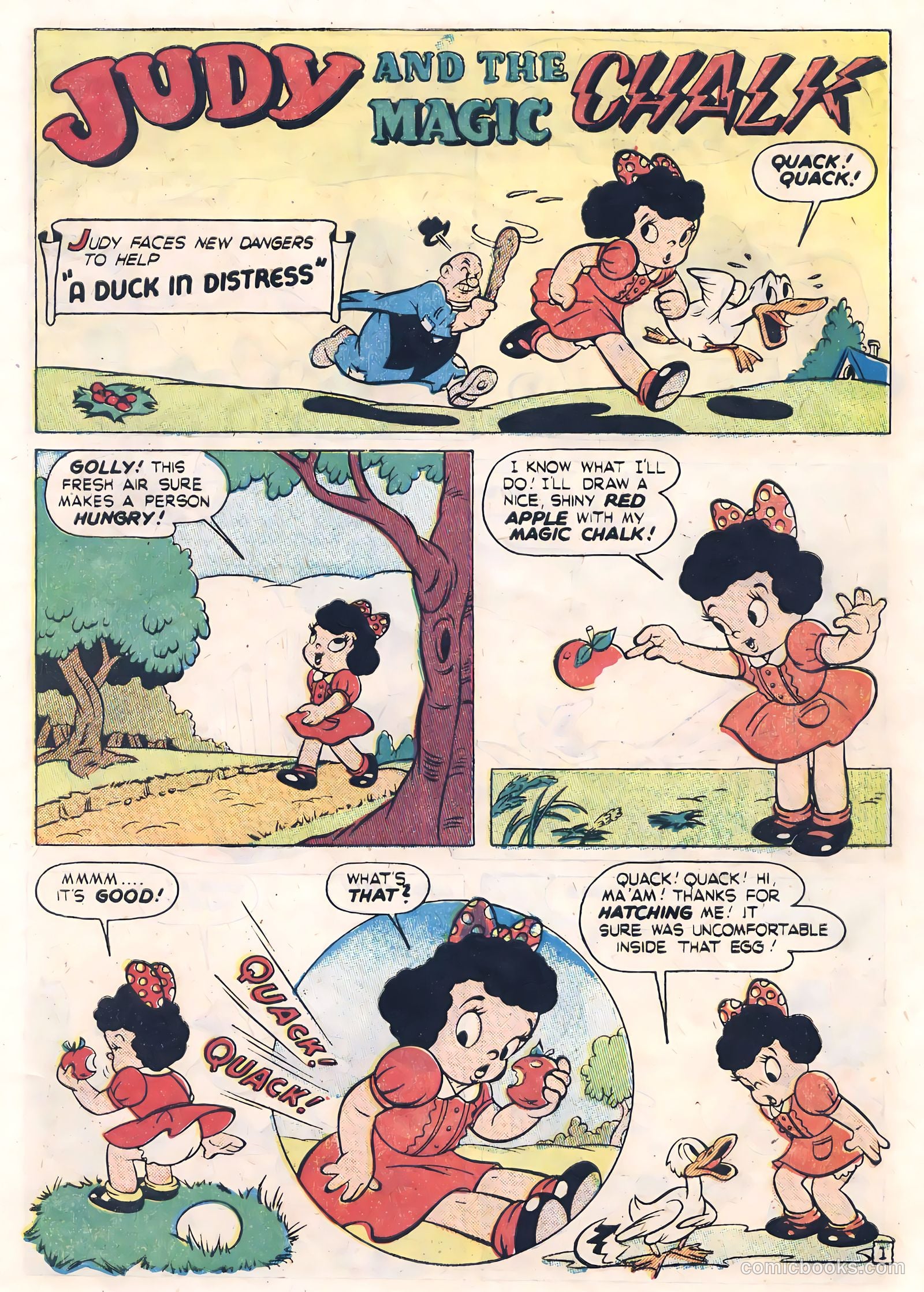 Tick Tock Tales [Tick Tock Comics] #29 (1951) — page 21 of 36