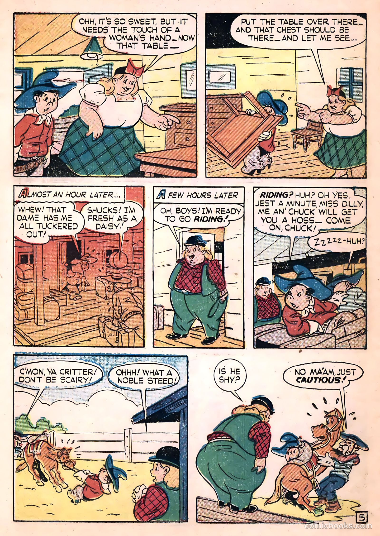 Tick Tock Tales [Tick Tock Comics] #31 (1951) — page 32 of 36
