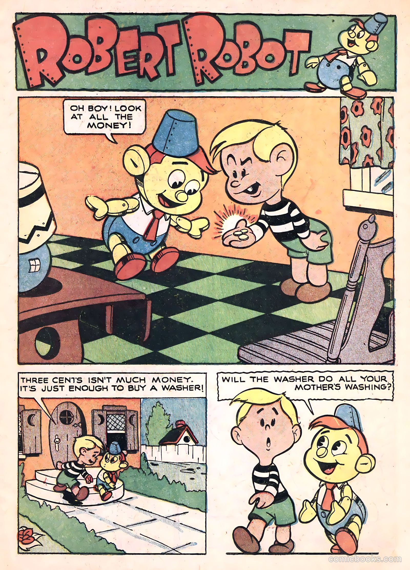 Tick Tock Tales [Tick Tock Comics] #33 (1951) — page 3 of 36