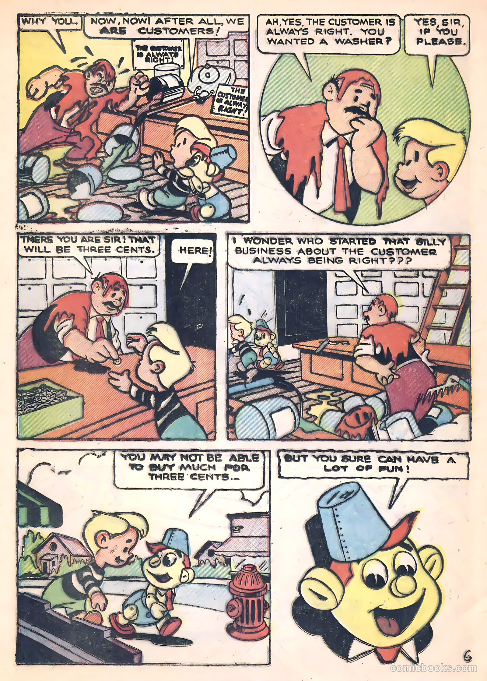 Tick Tock Tales [Tick Tock Comics] #33 (1951) — page 8 of 36