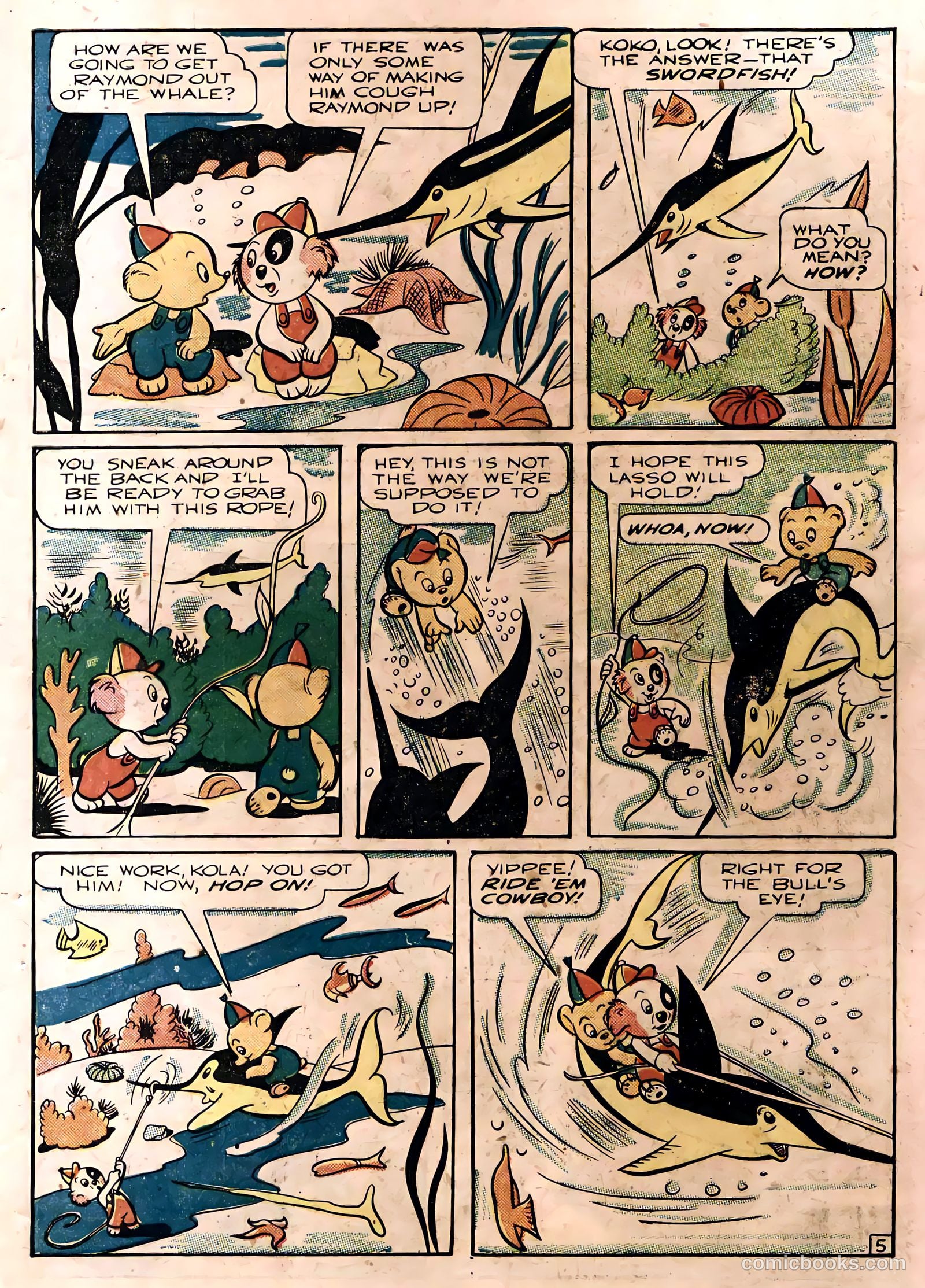 Tick Tock Tales [Tick Tock Comics] #5 (1946) — page 7 of 52