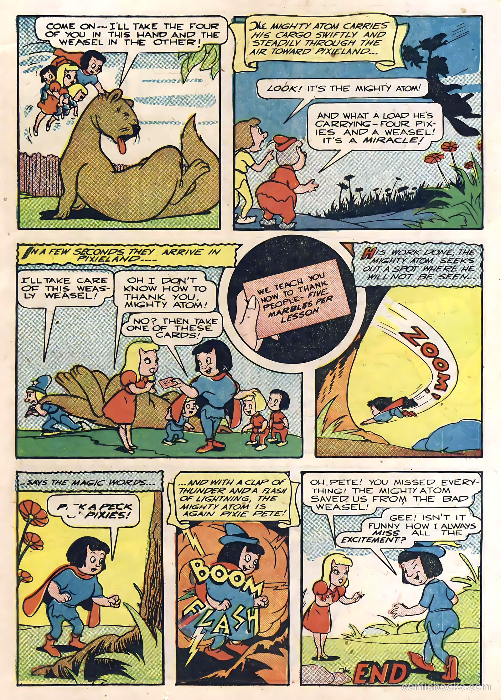 Tick Tock Tales [Tick Tock Comics] #5 (1946) — page 34 of 52