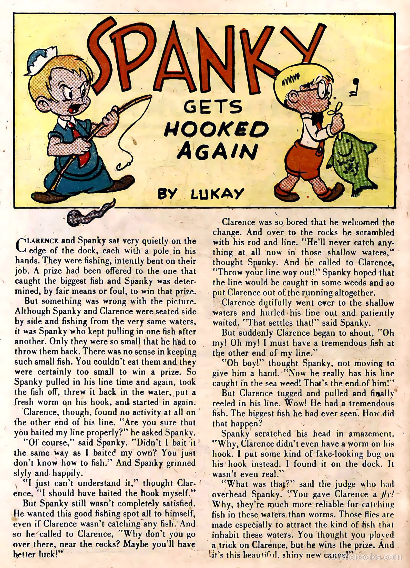 Tick Tock Tales [Tick Tock Comics] #5 (1946) — page 35 of 52