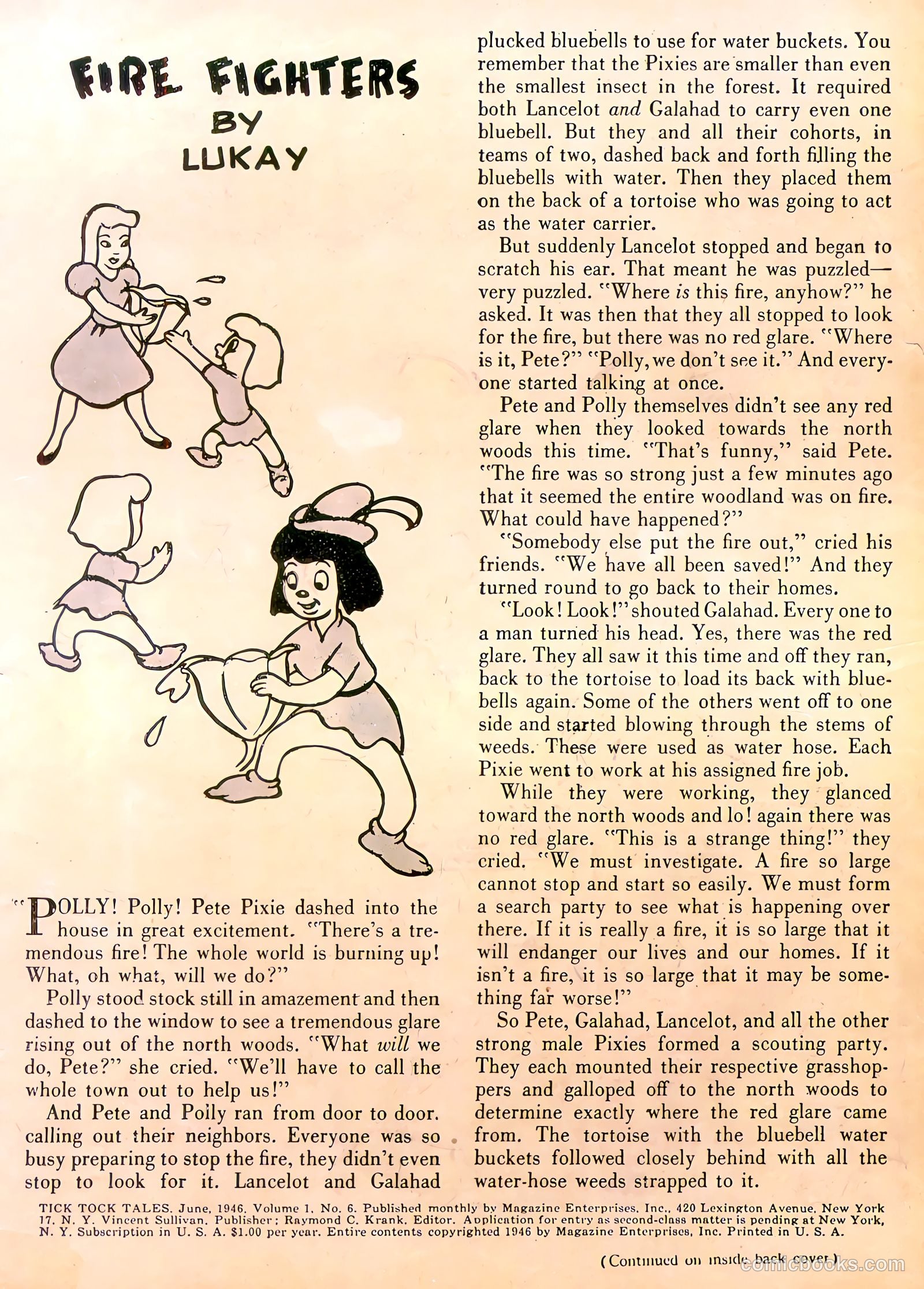 Tick Tock Tales [Tick Tock Comics] #6 (1946) — page 2 of 52