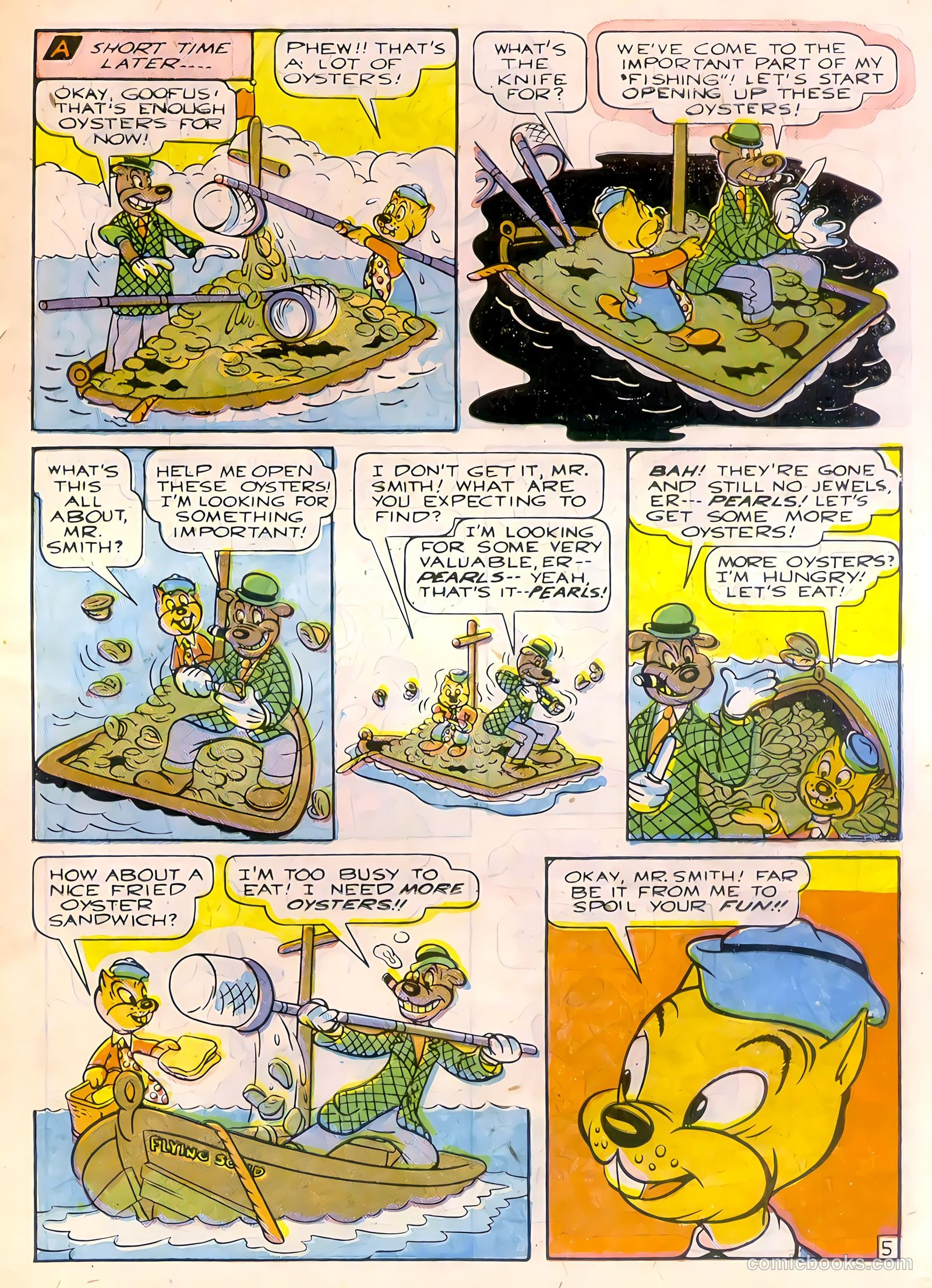 Tick Tock Tales [Tick Tock Comics] #6 (1946) — page 17 of 52