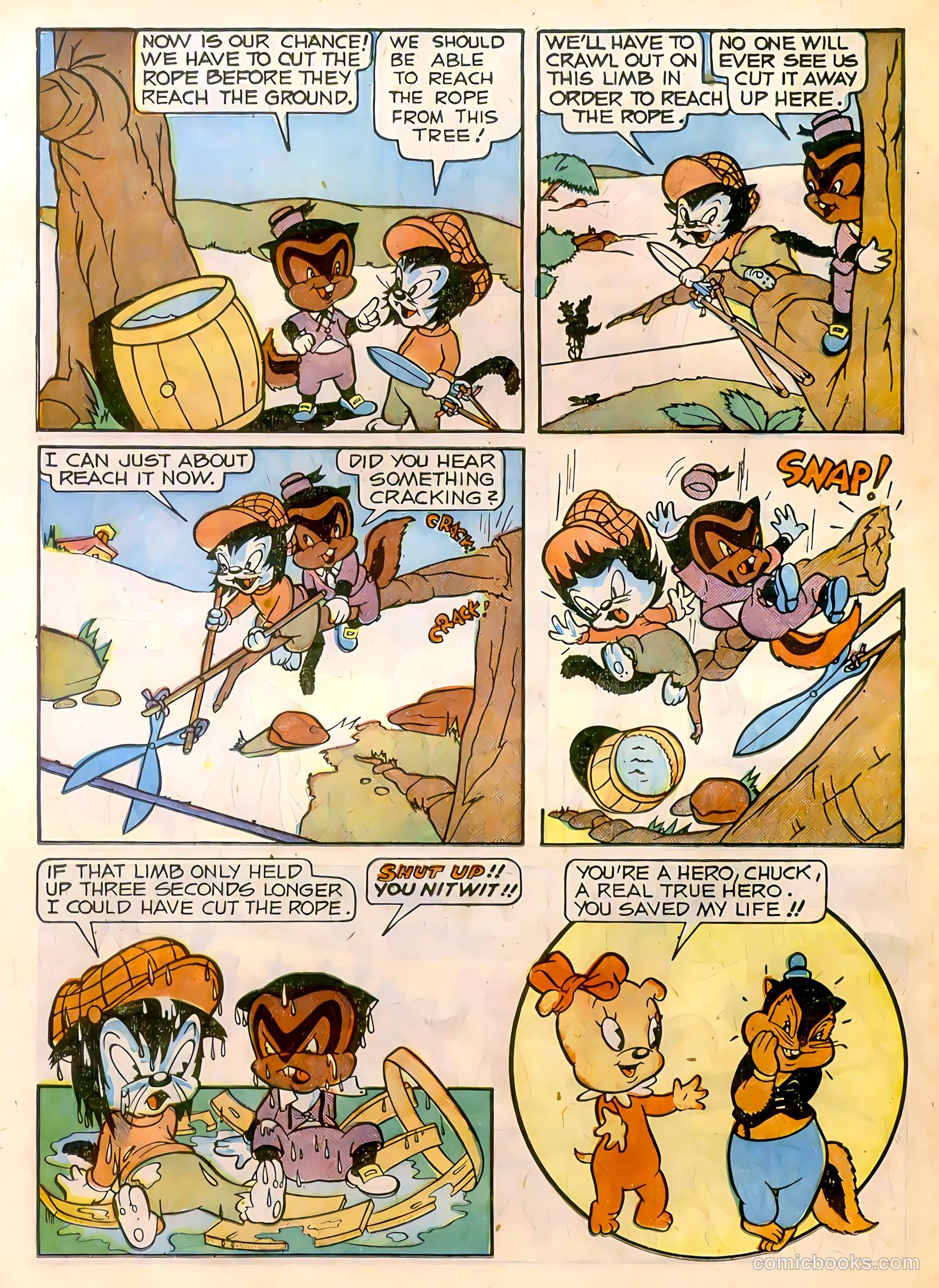 Tick Tock Tales [Tick Tock Comics] #6 (1946) — page 34 of 52
