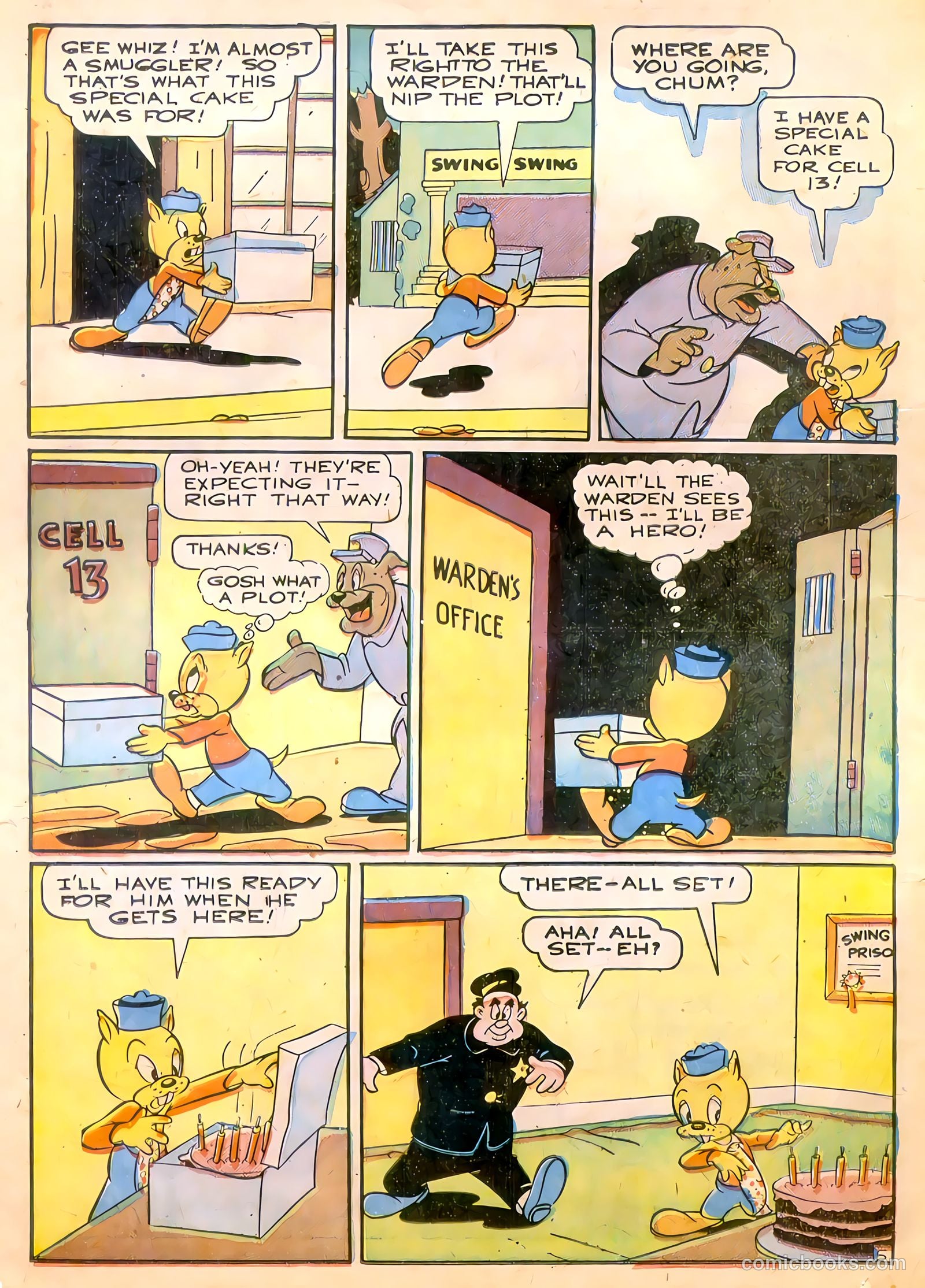 Tick Tock Tales [Tick Tock Comics] #7 (1946) — page 16 of 52