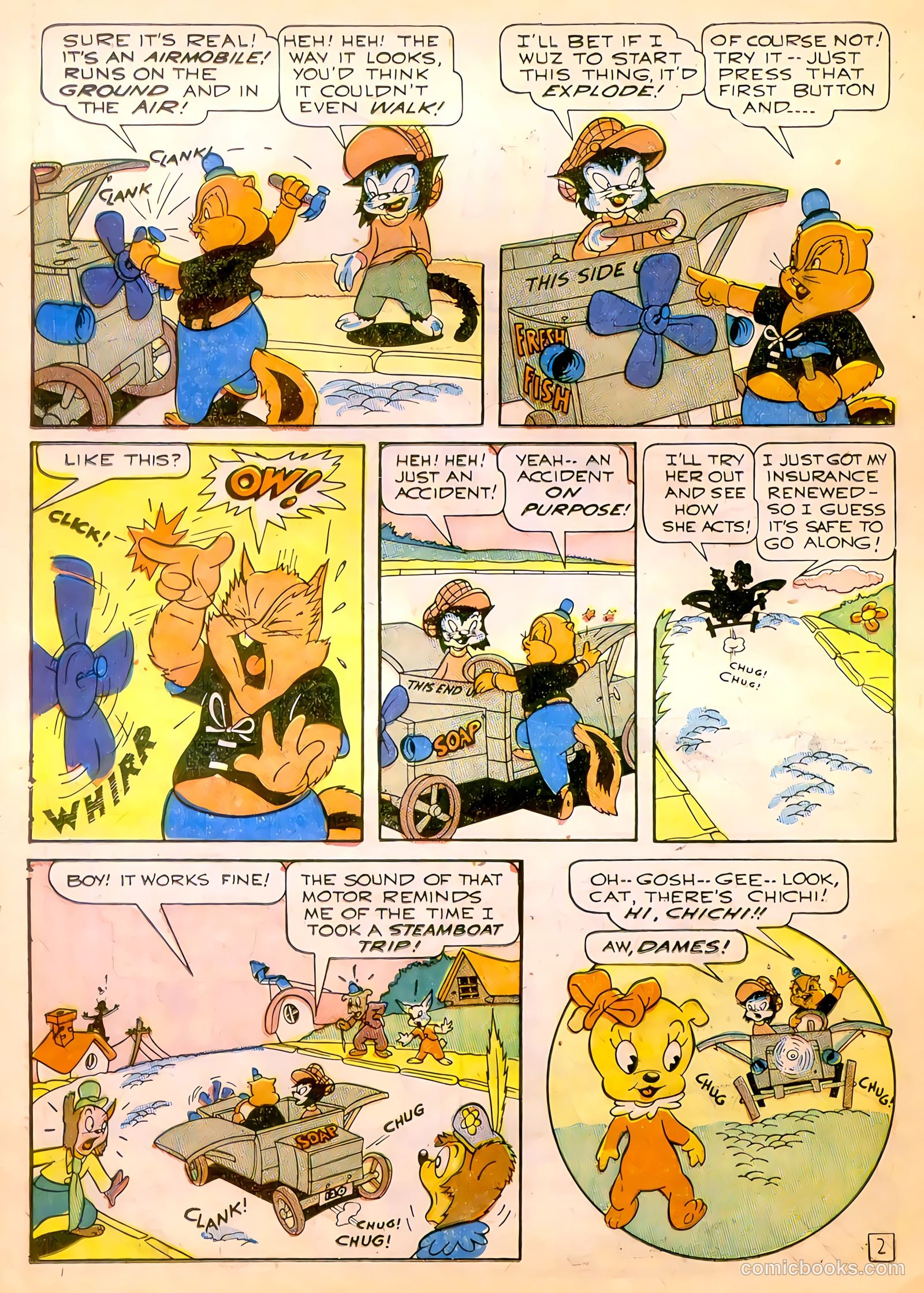 Tick Tock Tales [Tick Tock Comics] #7 (1946) — page 38 of 52