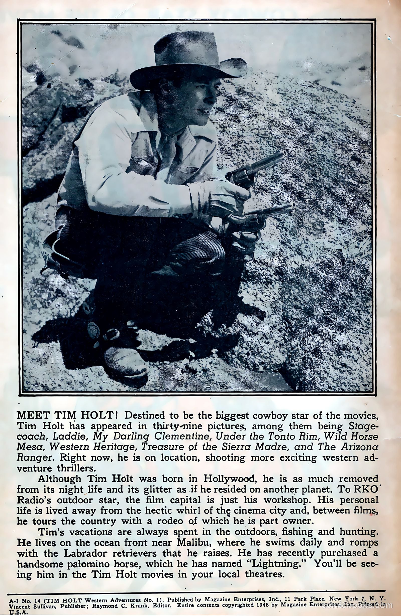 Tim Holt #1 (1948) — page 2 of 41