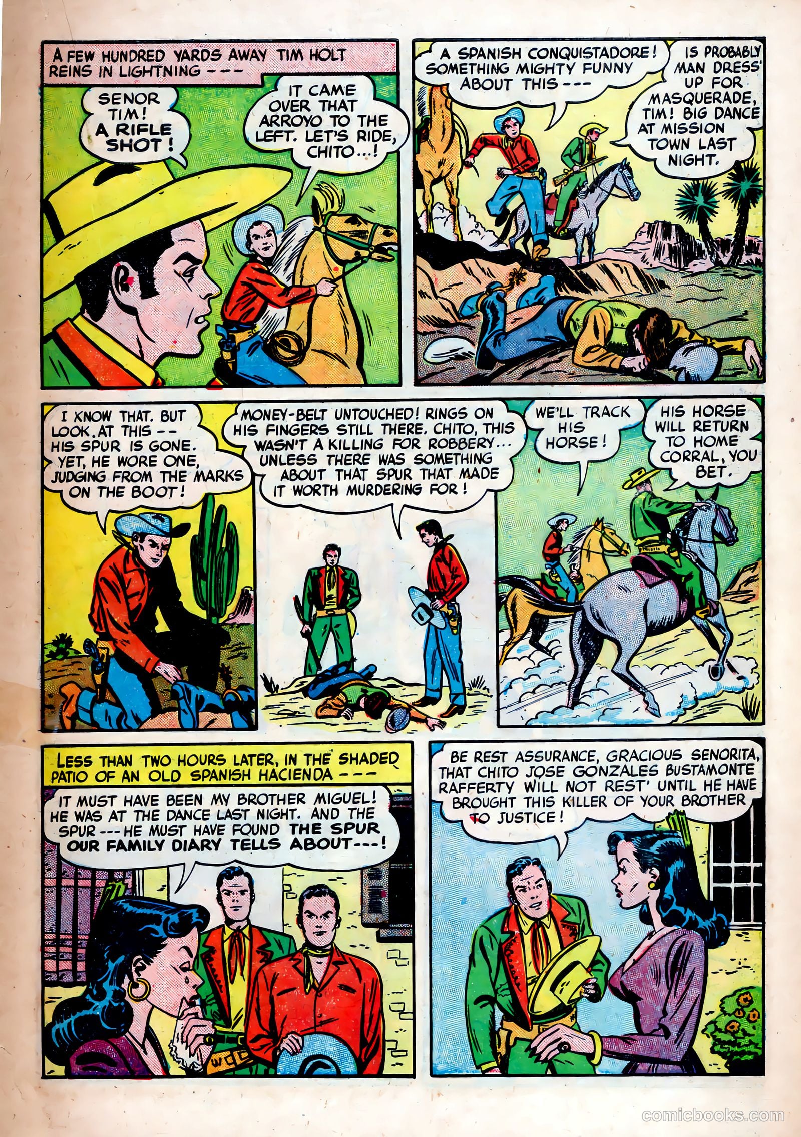 Tim Holt #1 (1948) — page 21 of 41