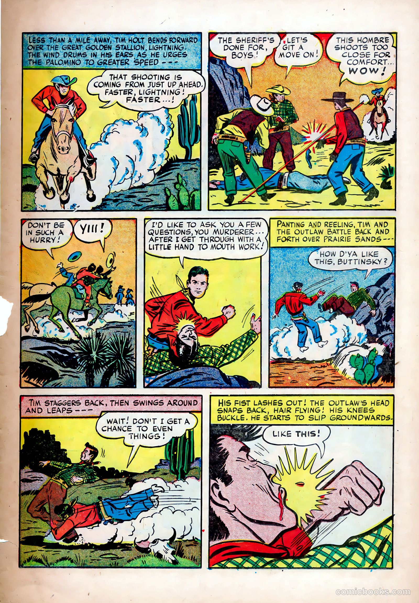 Tim Holt #1 (1948) — page 27 of 41