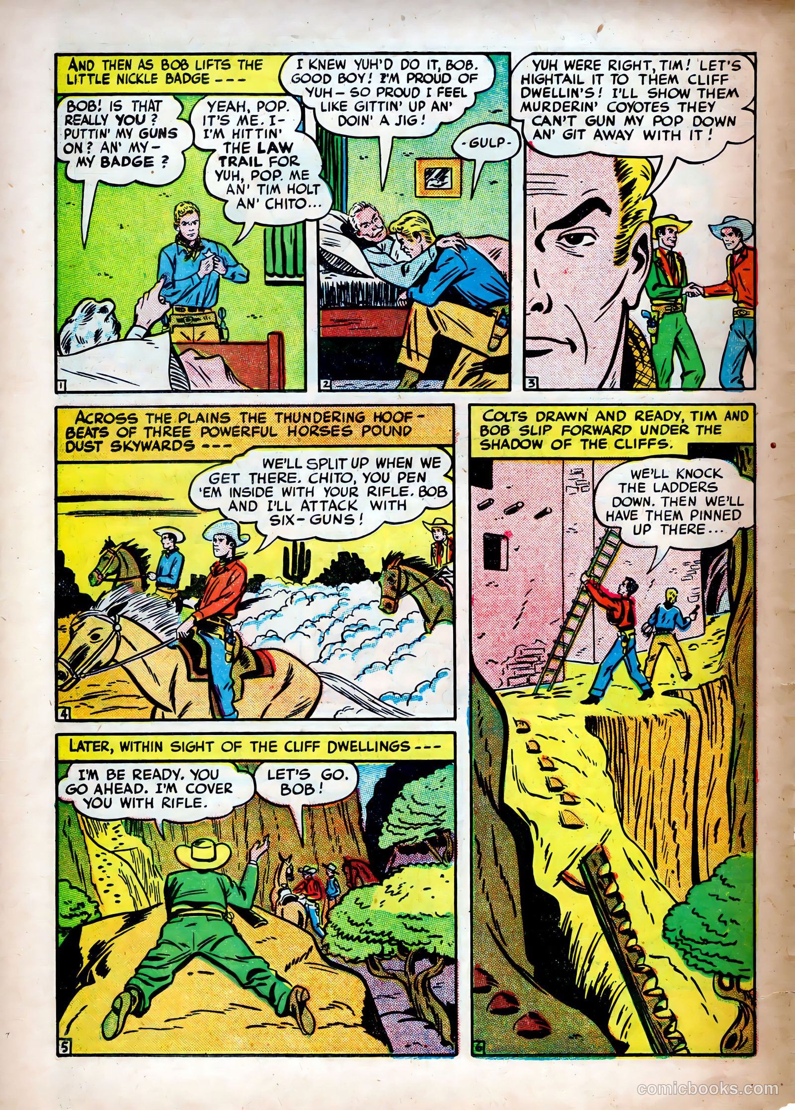 Tim Holt #1 (1948) — page 32 of 41