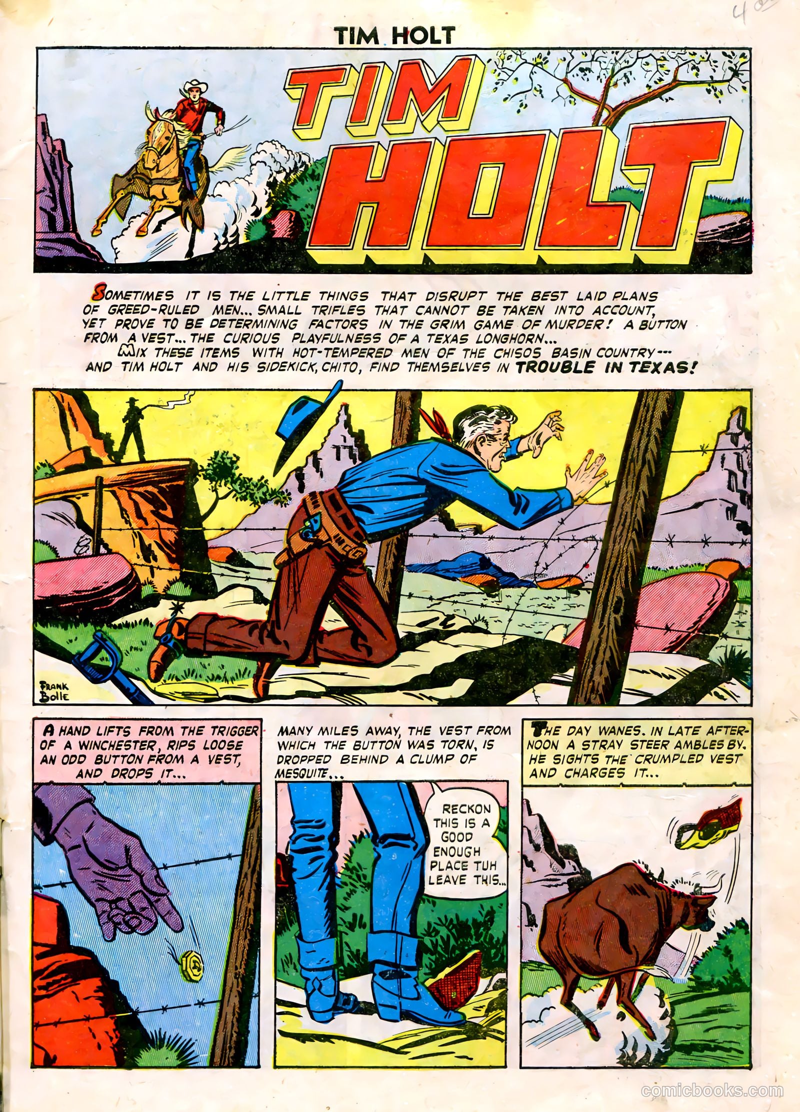 Tim Holt #10 (1949) — page 3 of 36