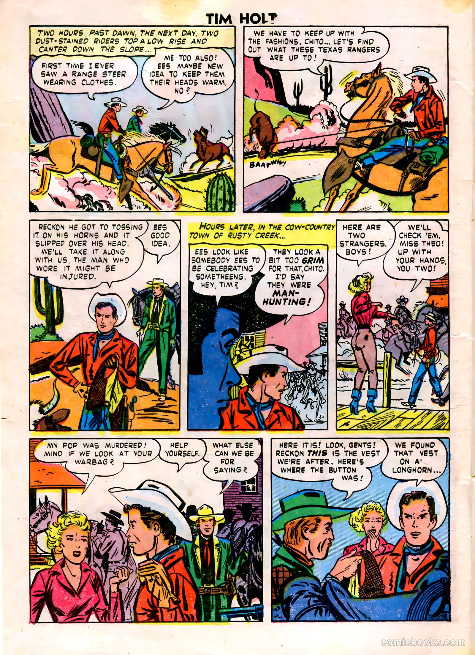 Tim Holt #10 (1949) — page 4 of 36