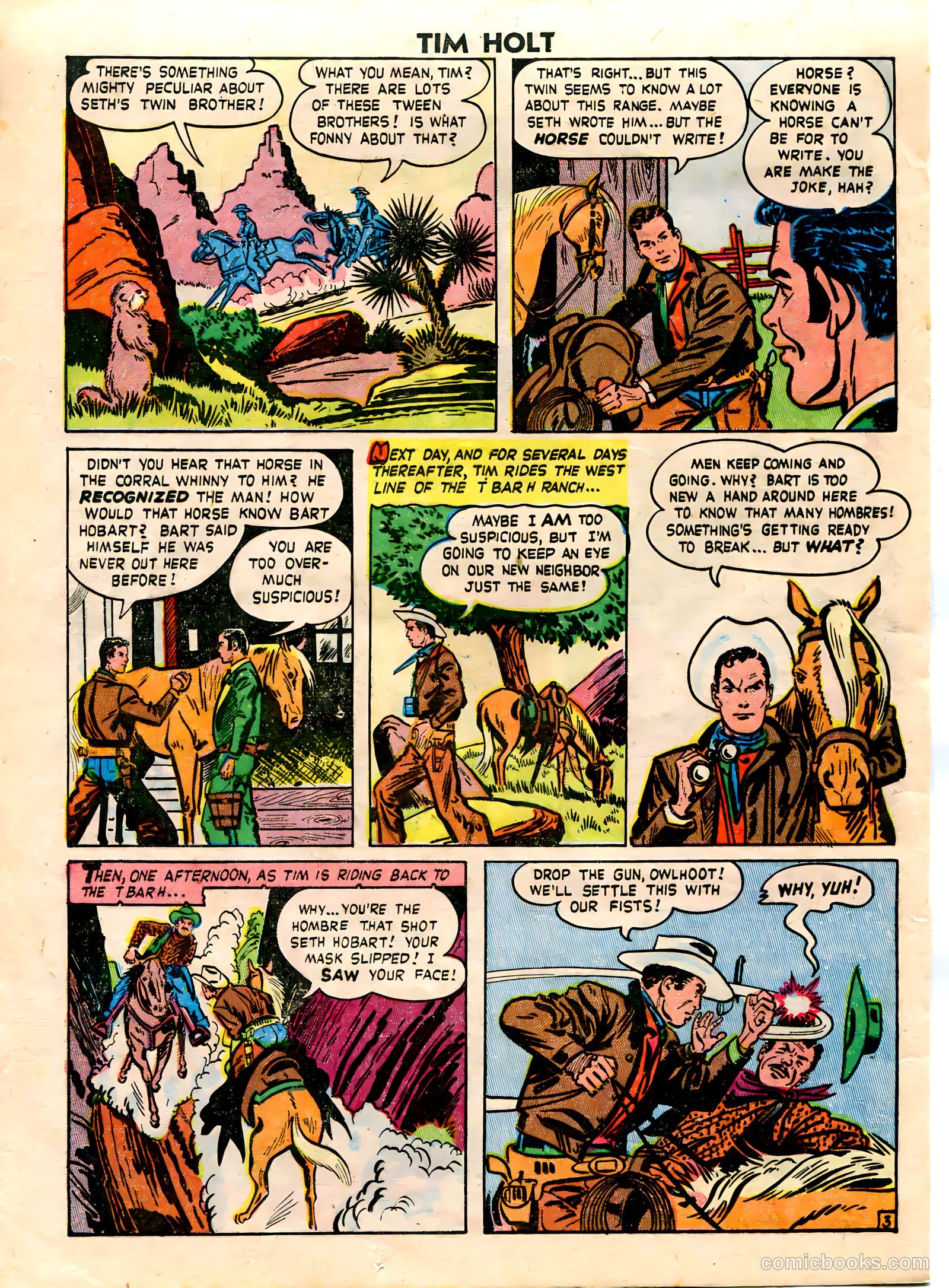 Tim Holt #10 (1949) — page 20 of 36